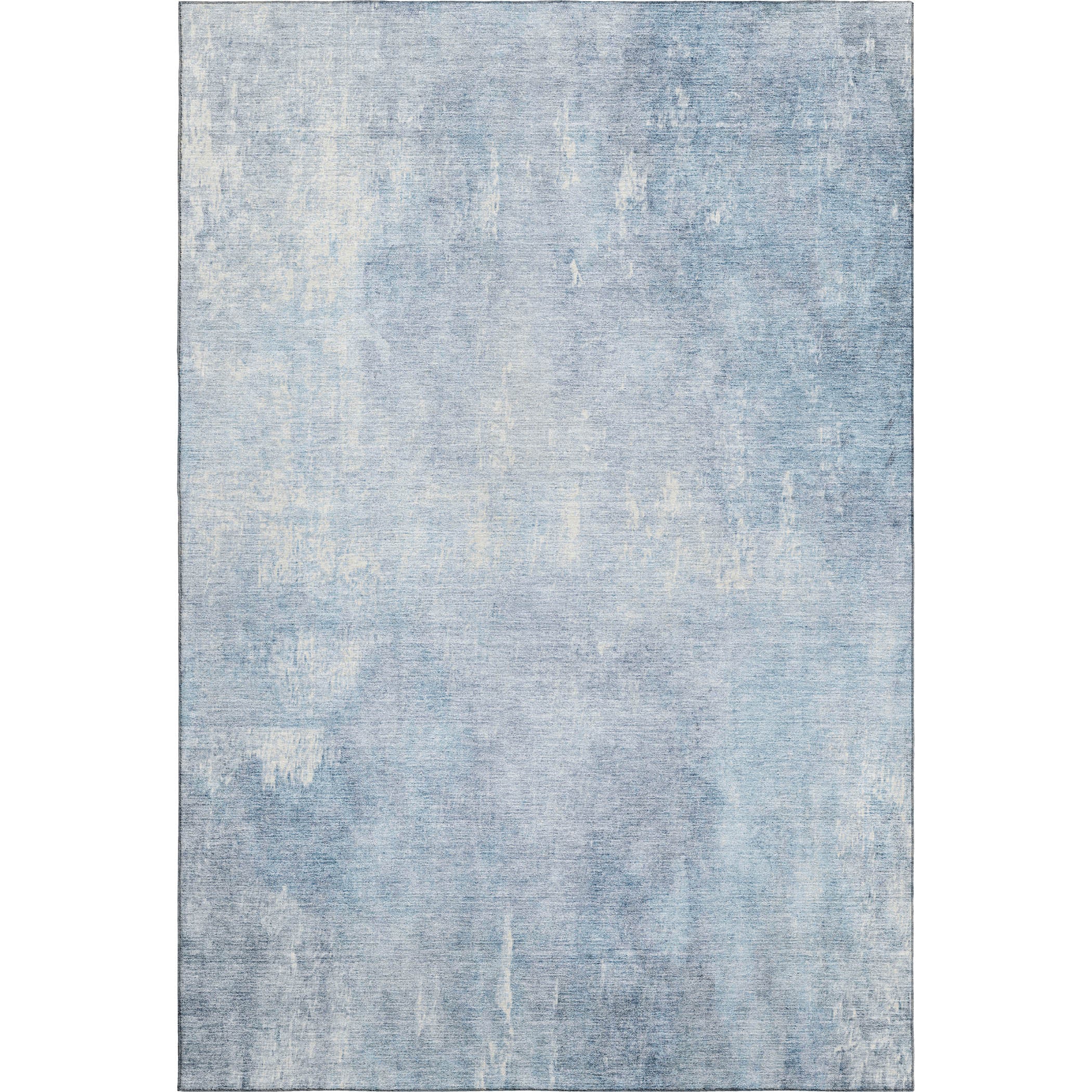 Dubrovnik Machine Washable Transitional Sky Blue Rug 2'6" x 3'10" #shape_Rectangle