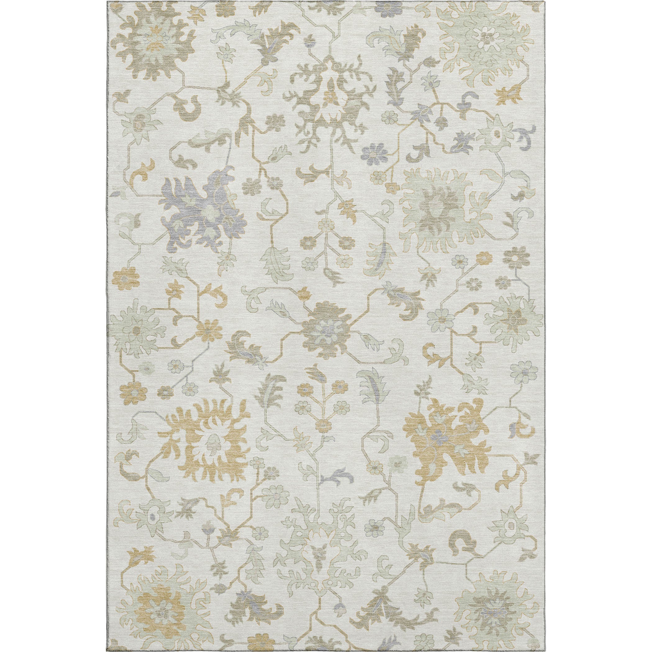 Jaipur Machine Washable Transitional Ivory Rug 2'6" x 3'10" #shape_Rectangle