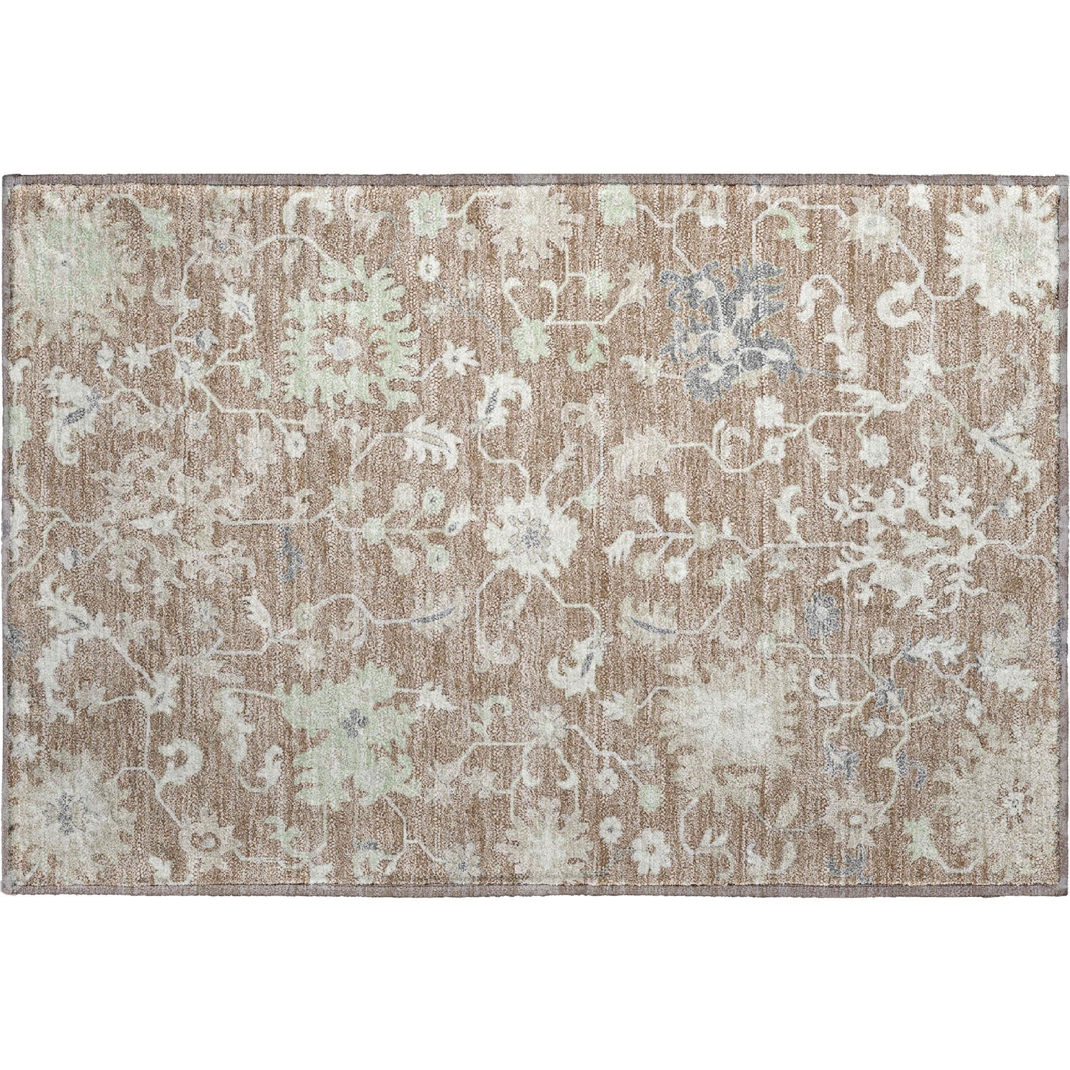 Jaipur Machine Washable Transitional Taupe Brown Rug 1'8" x 2'6" #shape_Rectangle