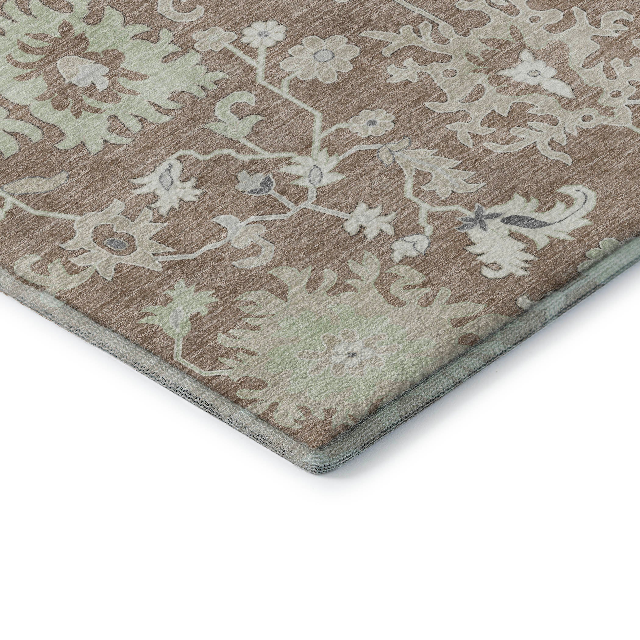 Jaipur Machine Washable Transitional Taupe Brown Rug 1'8" x 2'6" #shape_Rectangle