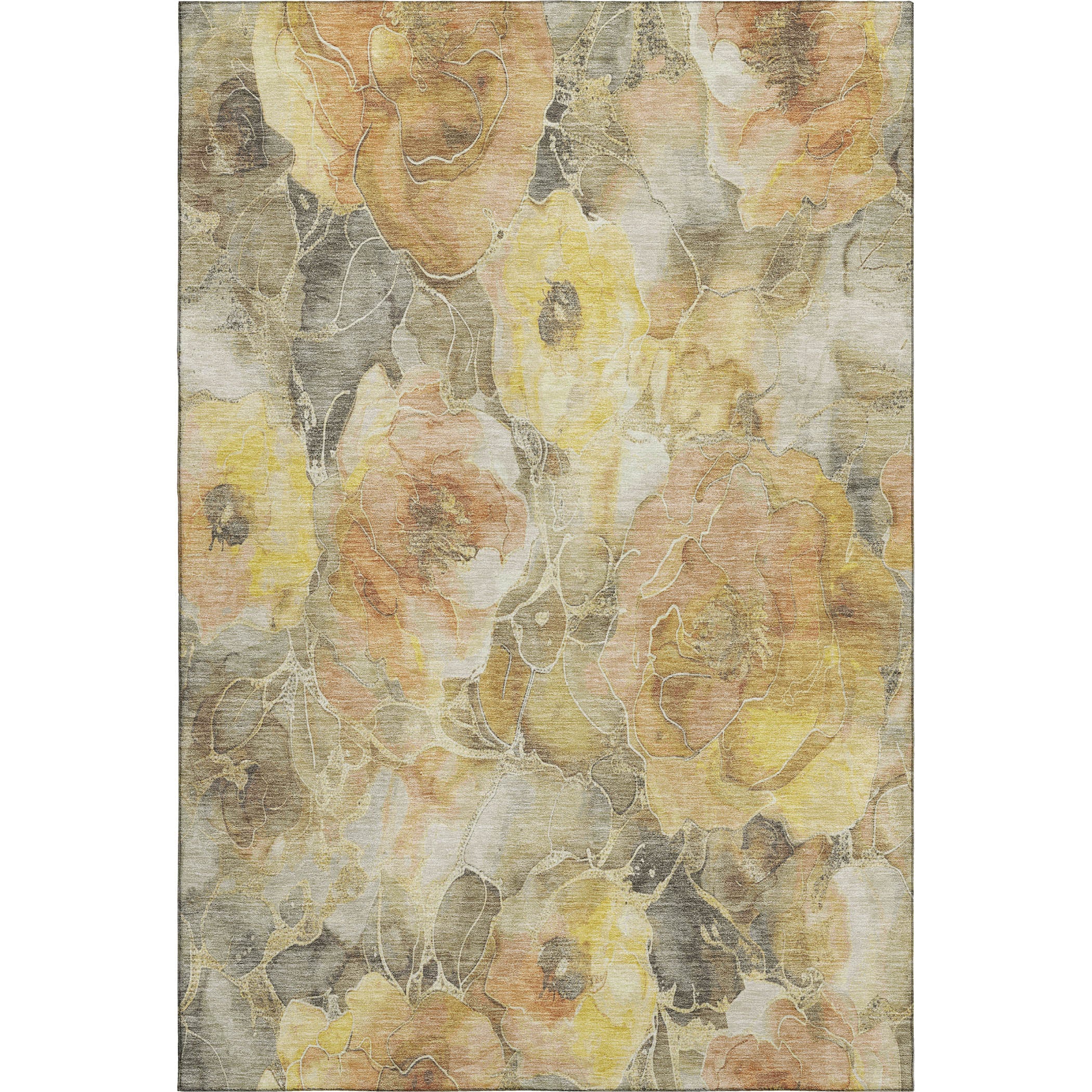 Sintra Machine Washable Transitional Gold Rug 2'6" x 3'10" #shape_Rectangle