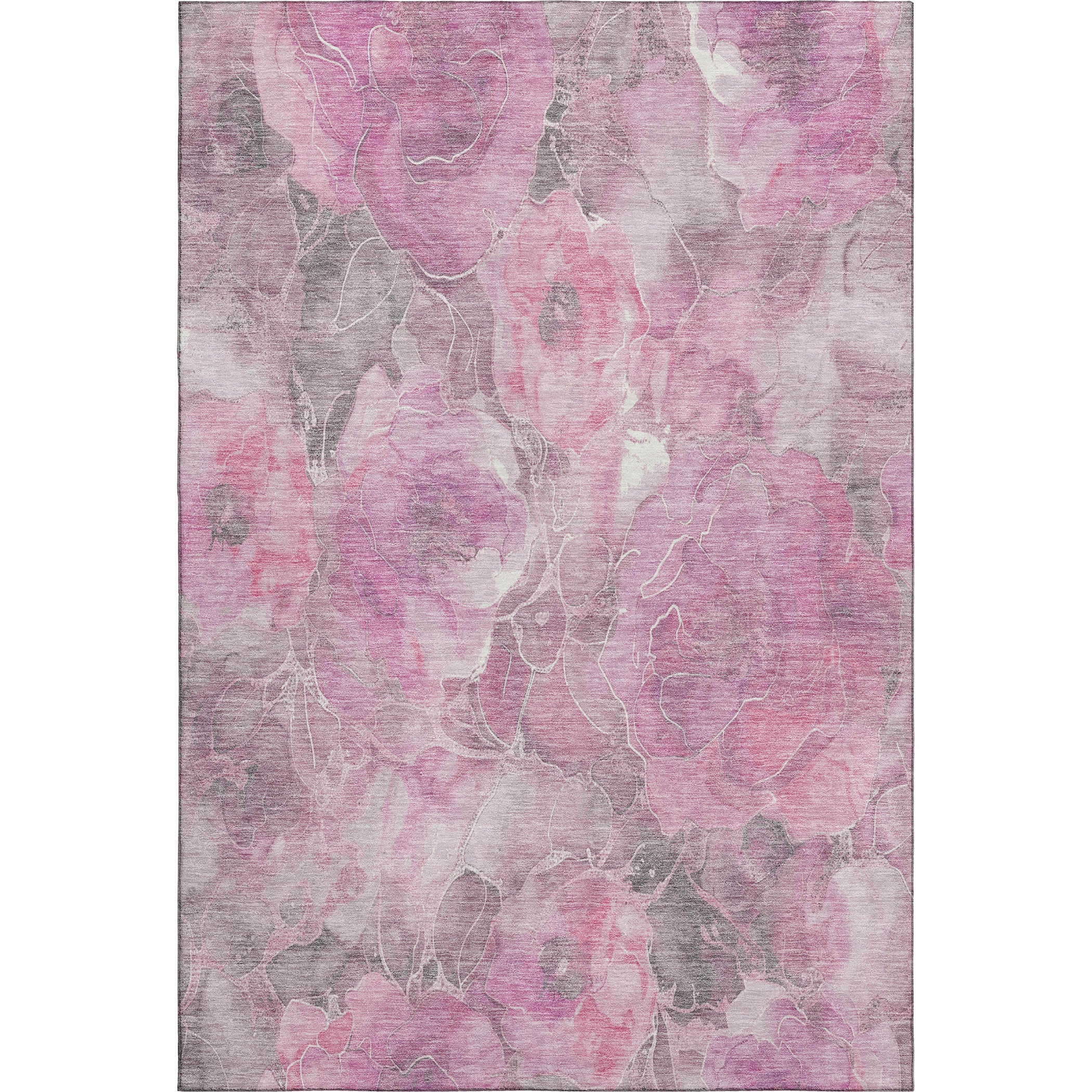 Sintra Machine Washable Transitional Pink Rug 2'6" x 3'10" #shape_Rectangle
