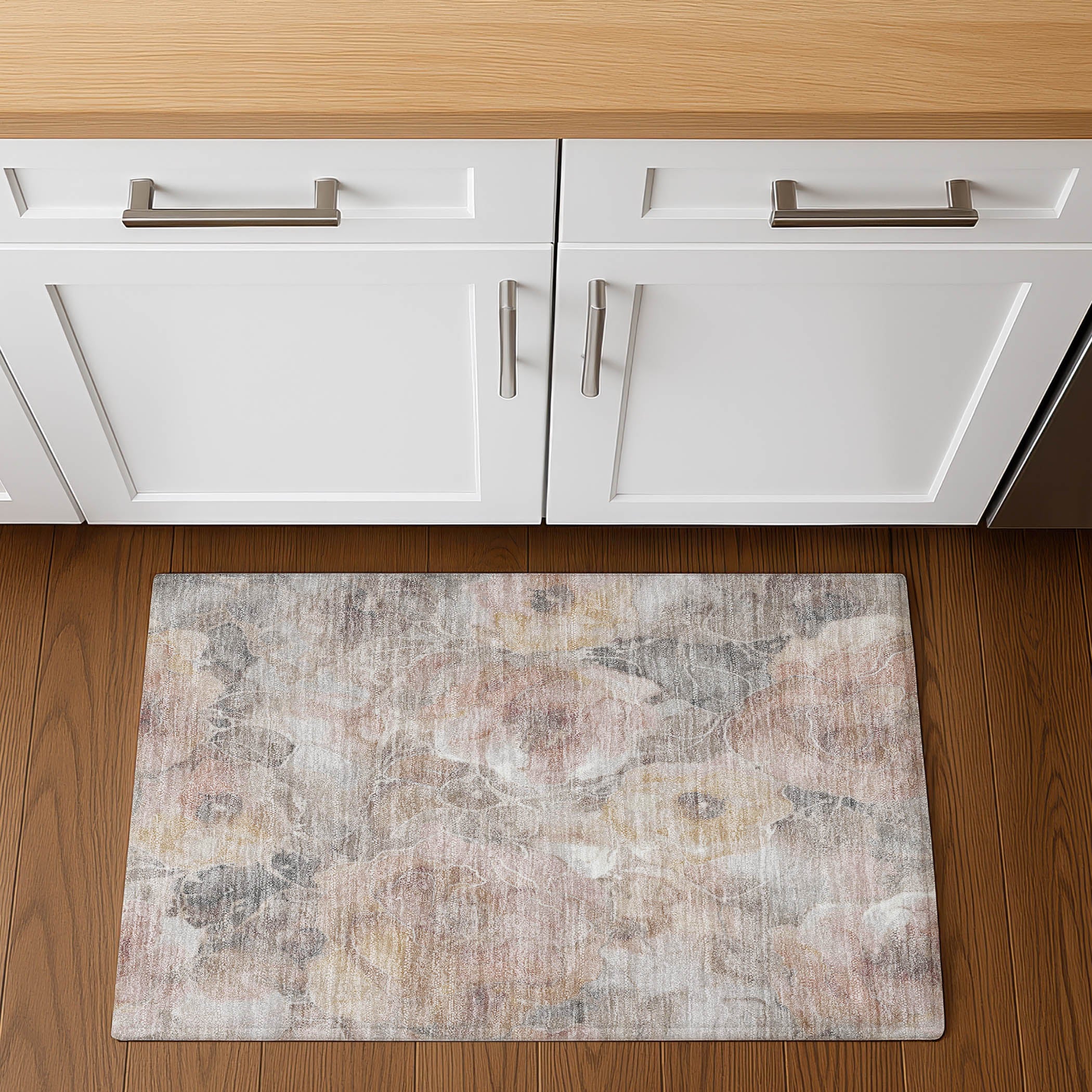 Sintra Machine Washable Transitional Taupe Brown Rug 1'8" x 2'6" #shape_Rectangle