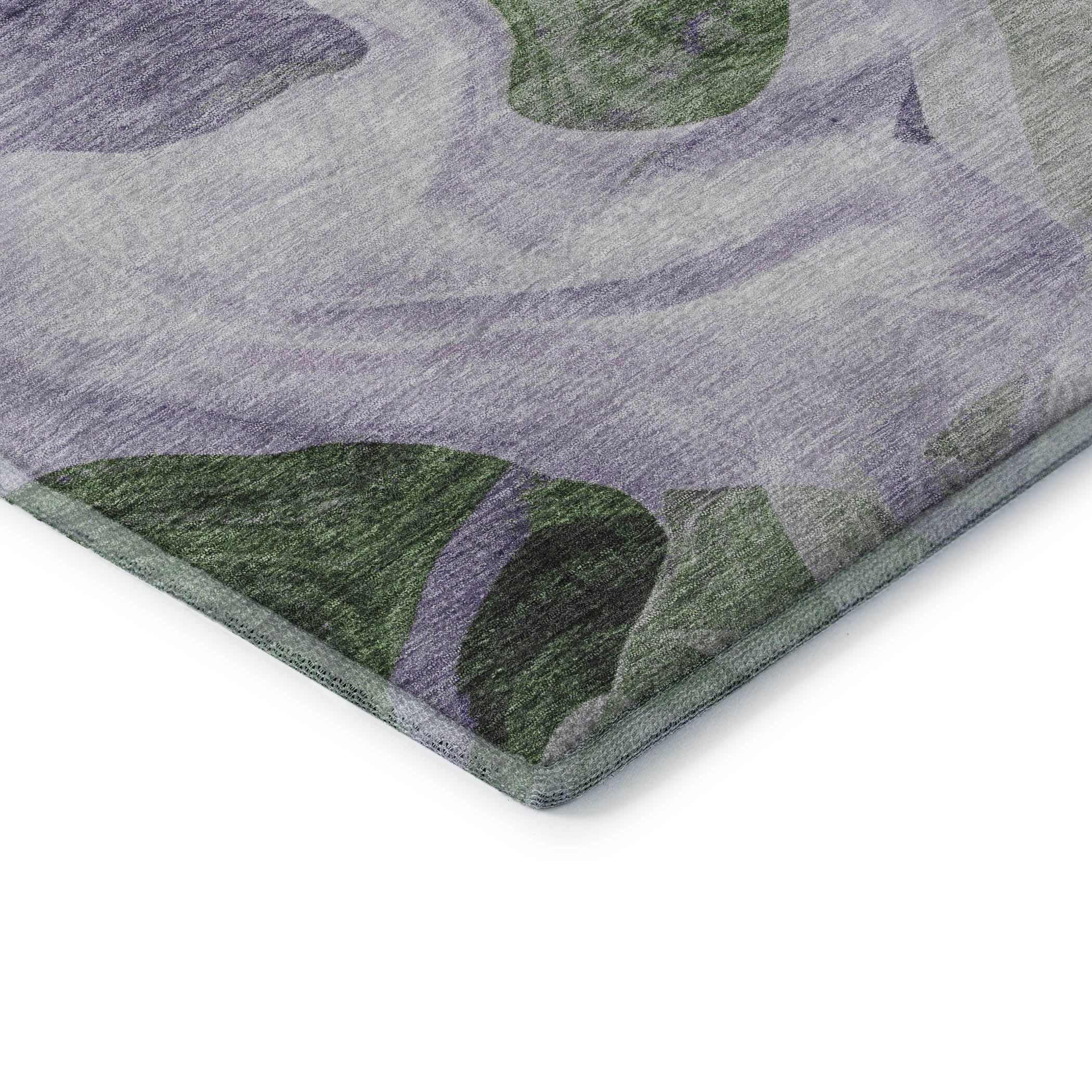 Cartagena Machine Washable Transitional Lavender Purple Rug 1'8" x 2'6" #shape_Rectangle
