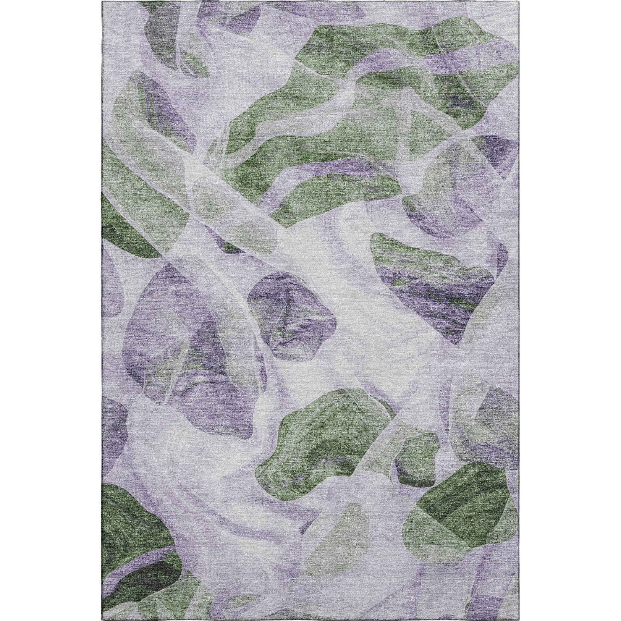 Cartagena Machine Washable Transitional Lavender Purple Rug 2'6" x 3'10" #shape_Rectangle