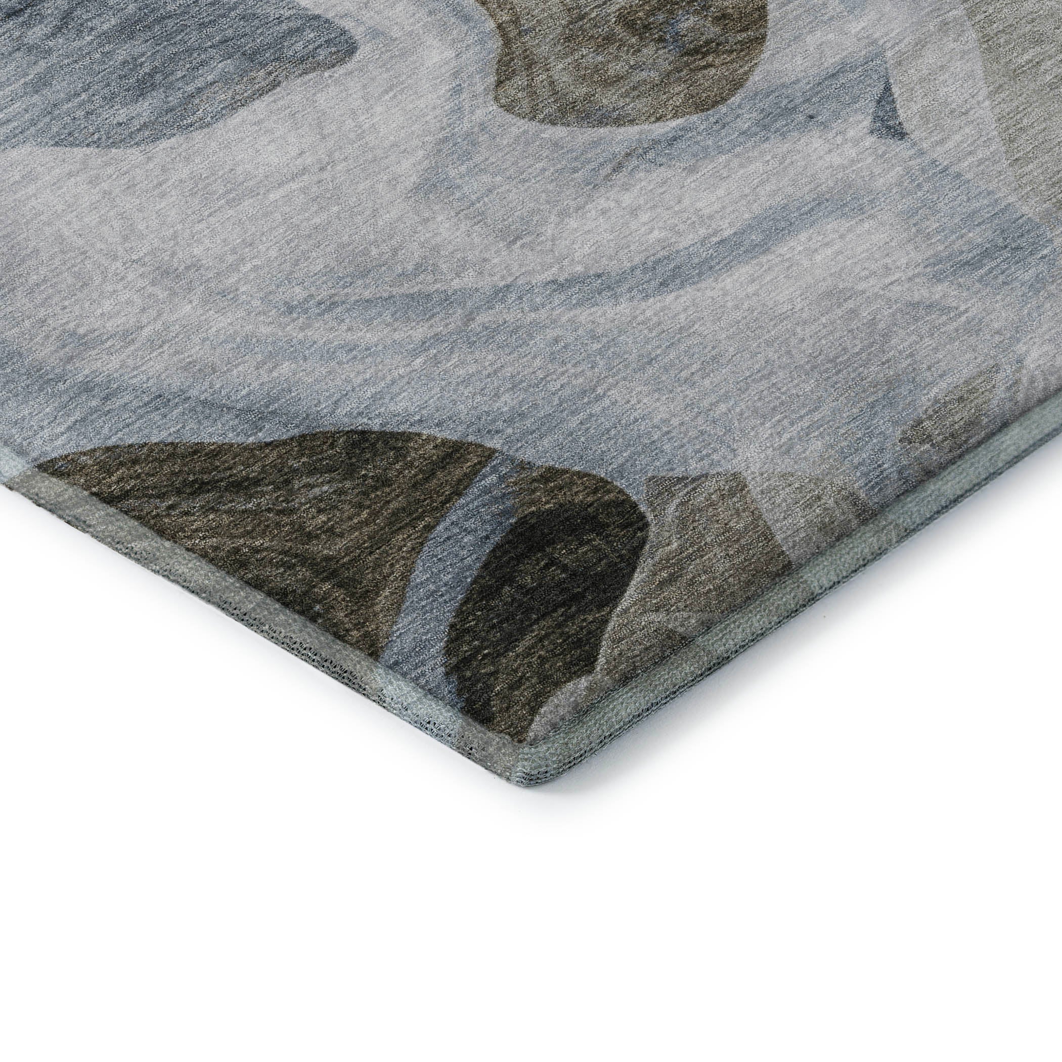 Cartagena Machine Washable Transitional Sky Blue Rug 1'8" x 2'6" #shape_Rectangle