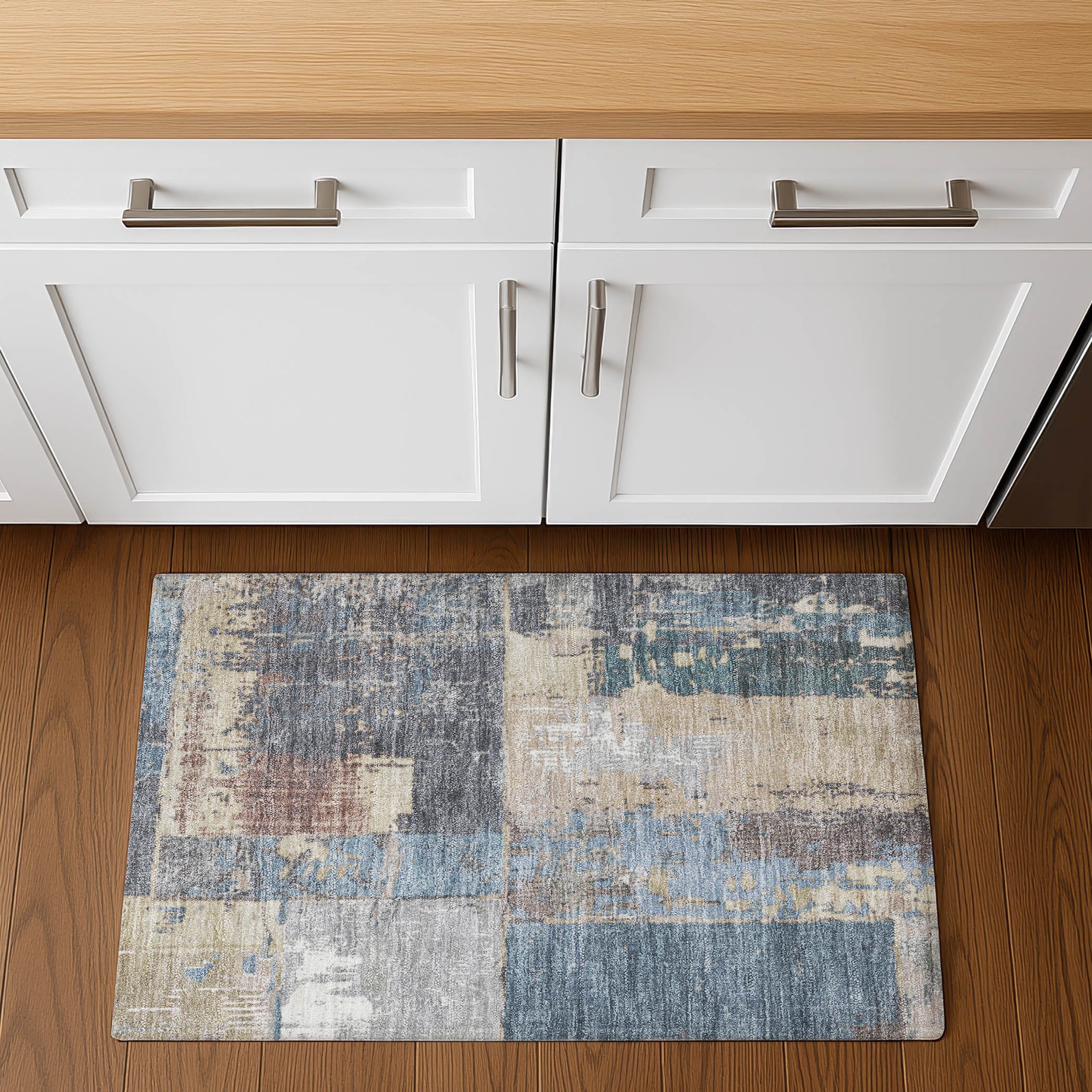 Reykjavik Machine Washable Transitional Beige Brown Rug 1'8" x 2'6" #shape_Rectangle
