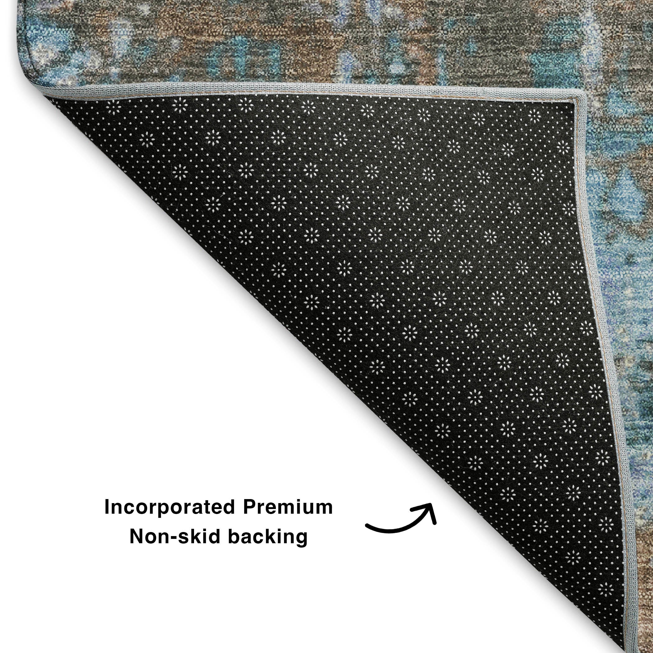 Reykjavik Machine Washable Transitional Taupe Brown Rug 1'8" x 2'6" #shape_Rectangle