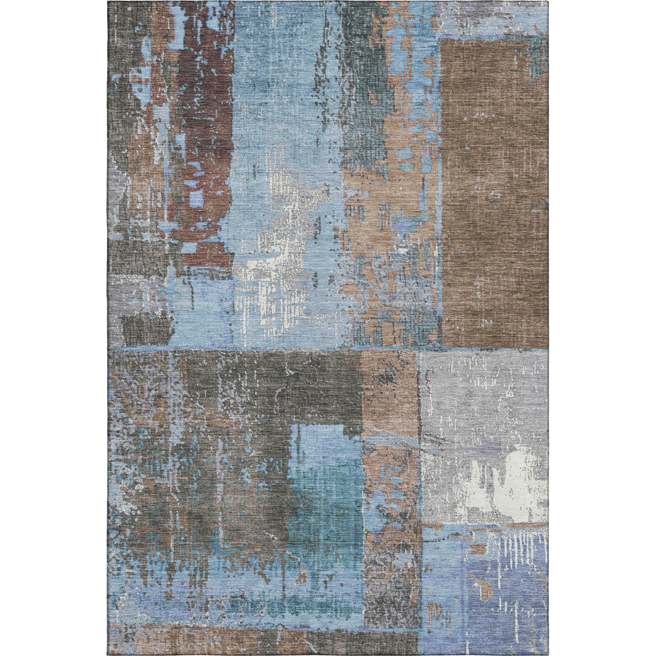 Reykjavik Machine Washable Transitional Taupe Brown Rug 2'6" x 3'10" #shape_Rectangle