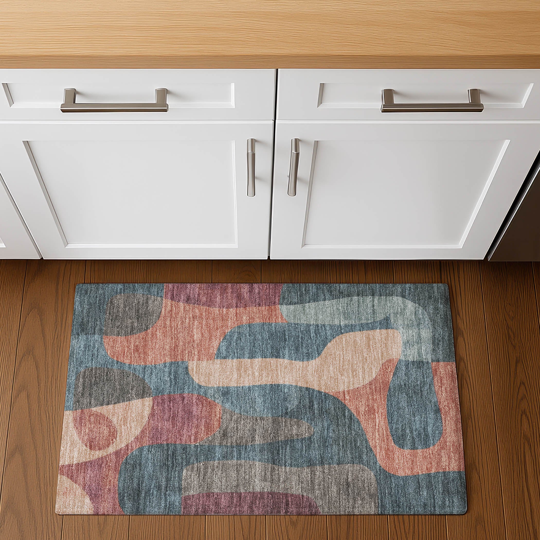 Bangkok Machine Washable Transitional Sage Green Rug 1'8" x 2'6" #shape_Rectangle