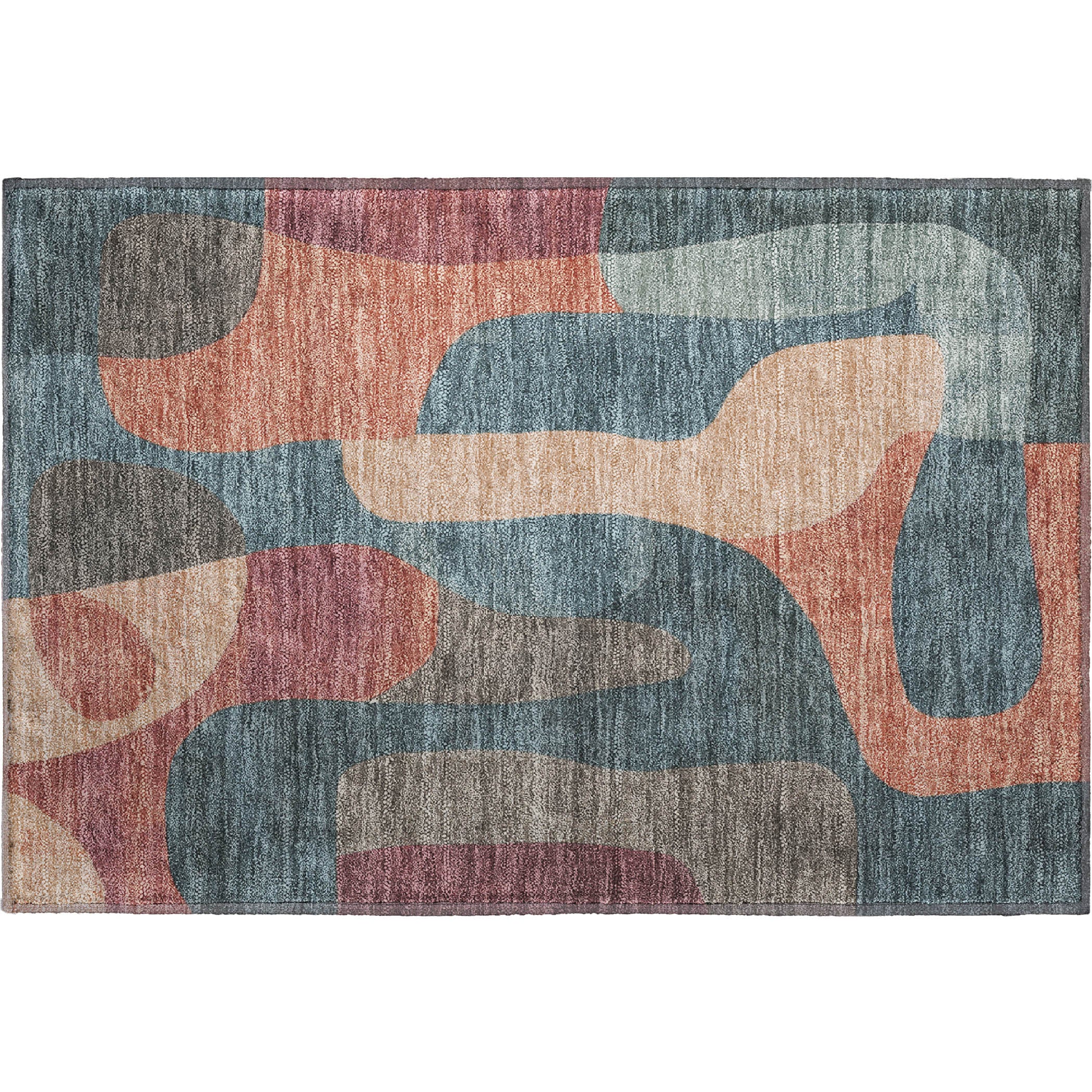 Bangkok Machine Washable Transitional Sage Green Rug 1'8" x 2'6" #shape_Rectangle