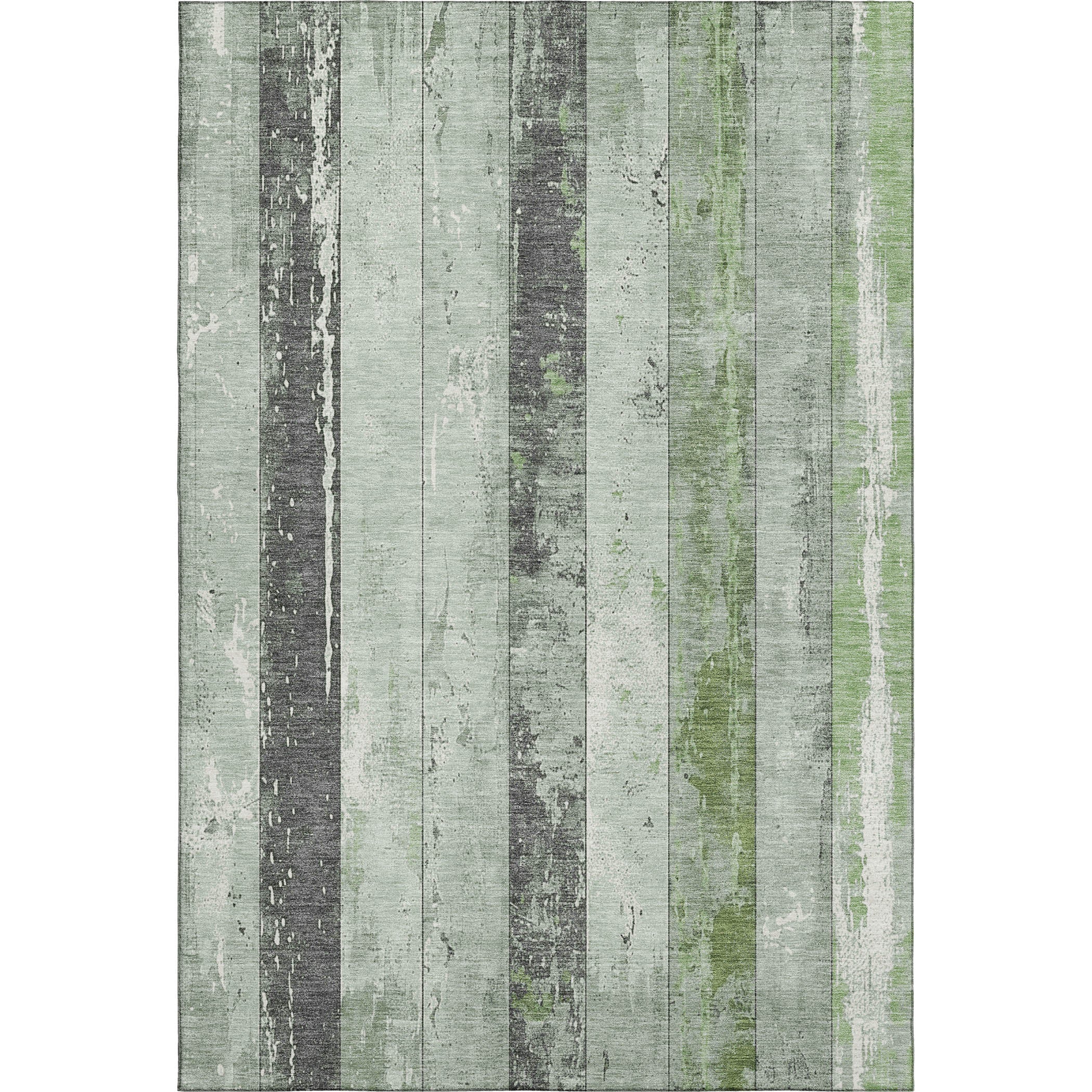 Chiang Mai Machine Washable Transitional Aloe Green Rug 2'6" x 3'10" #shape_Rectangle