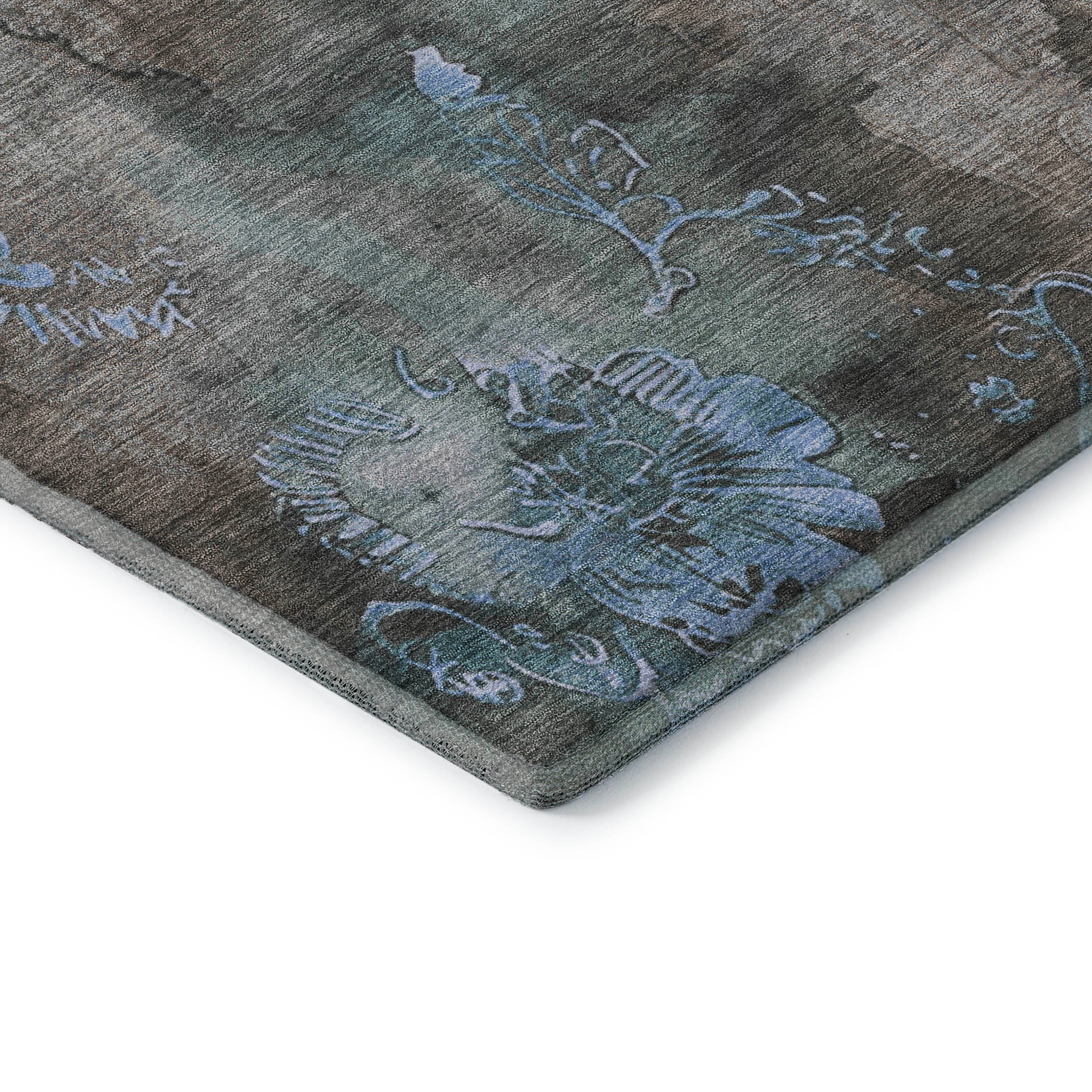 Lisbon Machine Washable Transitional Taupe Brown Rug 1'8" x 2'6" #shape_Rectangle