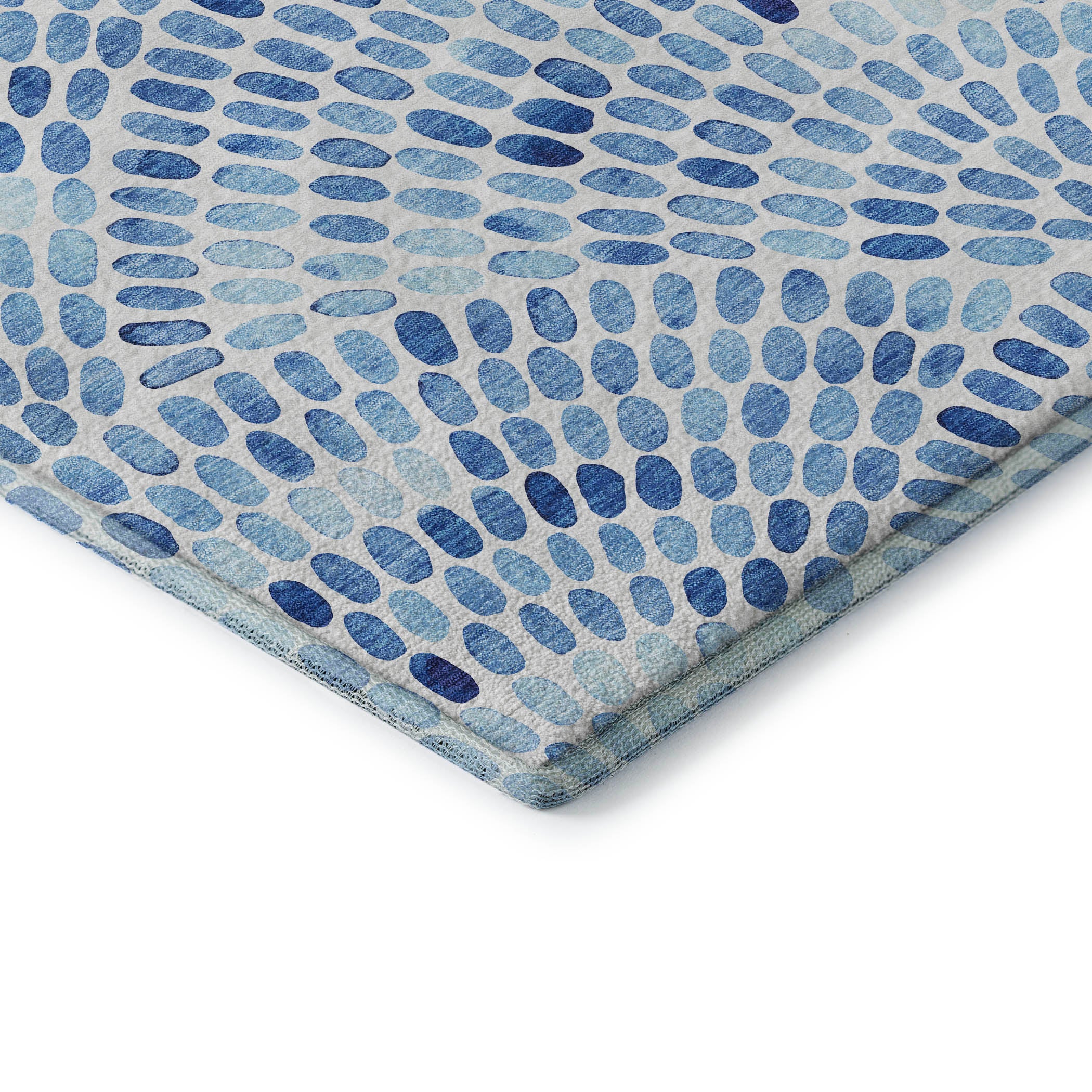 Mostar Machine Washable Coastal Blue Rug 1'8" x 2'6" #shape_Rectangle