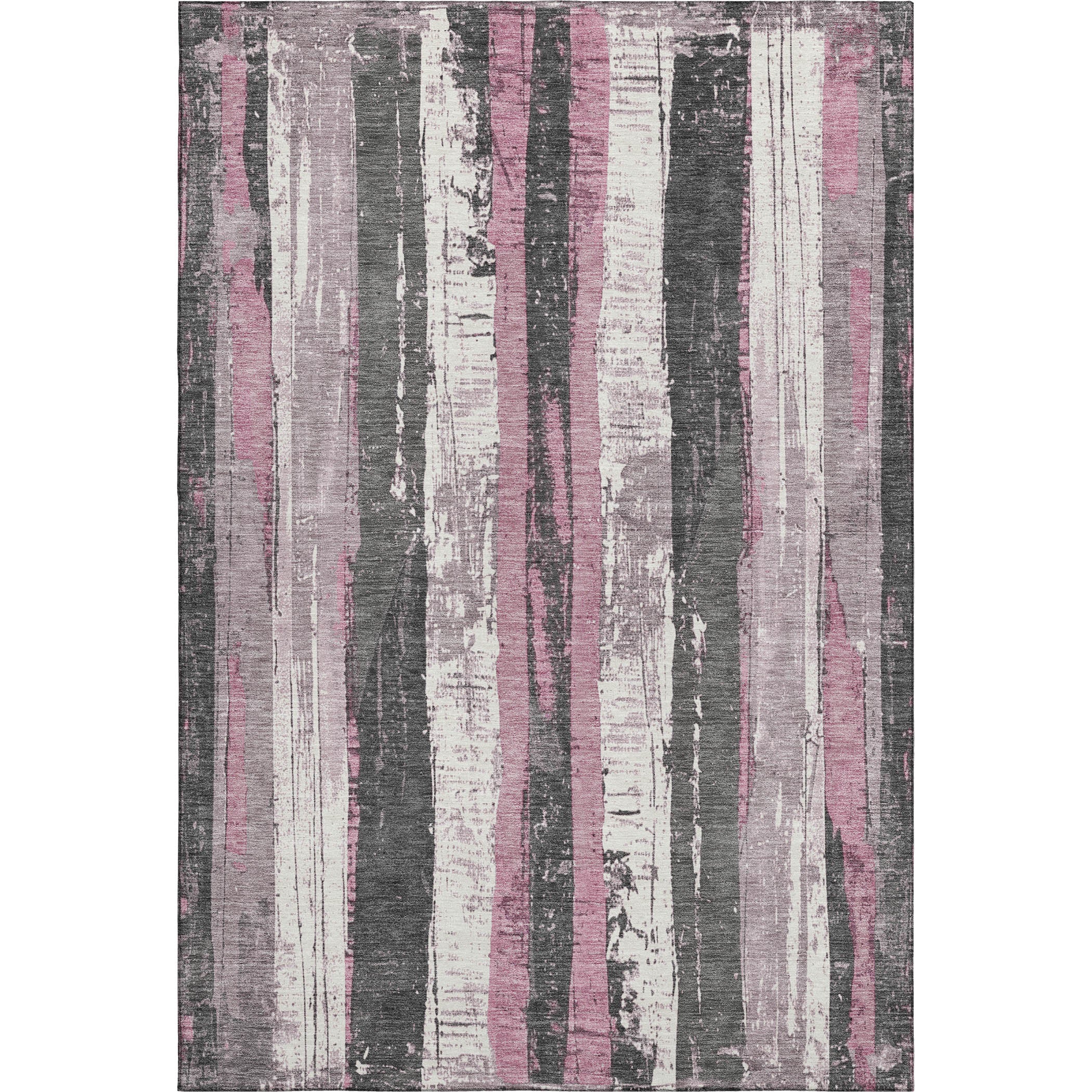 Florence Machine Washable Transitional Blush Pink Rug 2'6" x 3'10" #shape_Rectangle
