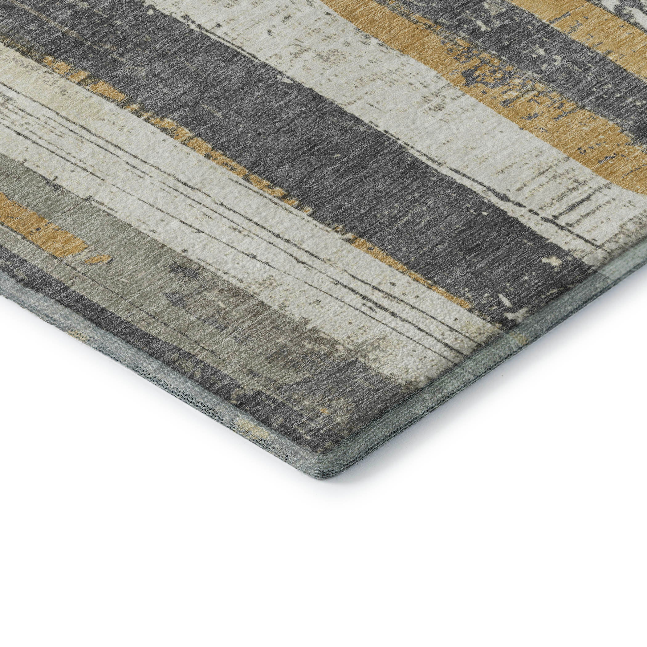 Florence Machine Washable Transitional Gold Rug 1'8" x 2'6" #shape_Rectangle