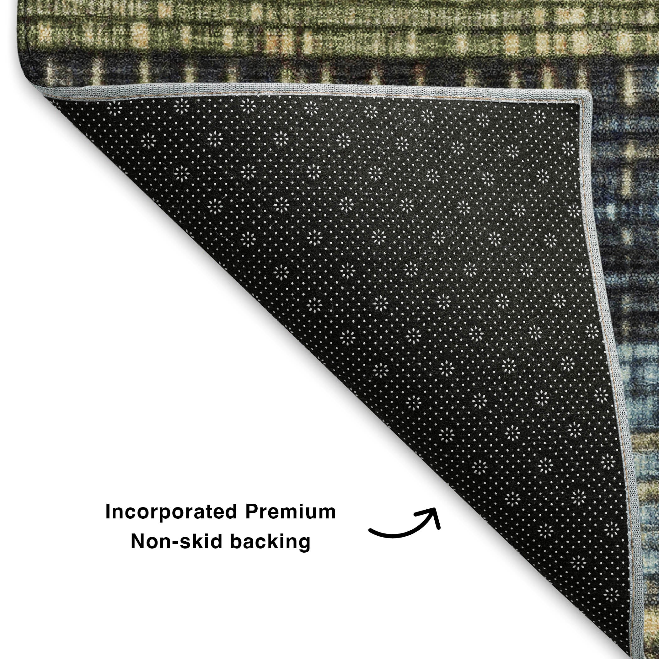 Montevideo Machine Washable Transitional Blue Rug 1'8" x 2'6" #shape_Rectangle