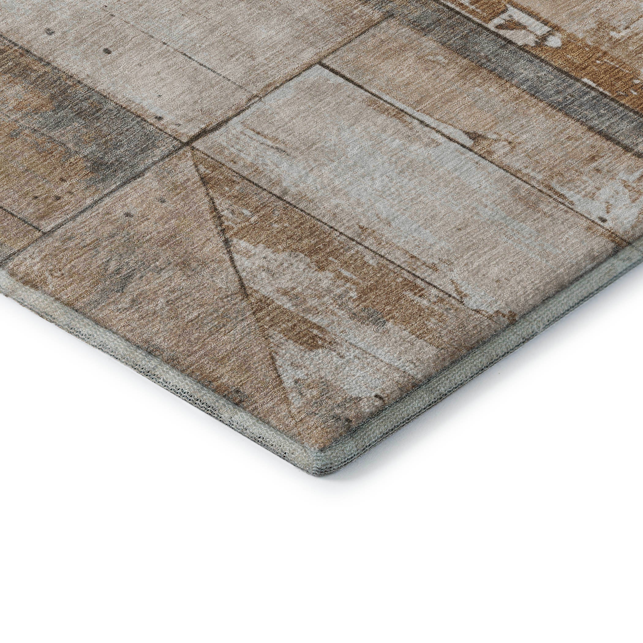 Rome Machine Washable Transitional Copper Orange Rug 1'8" x 2'6" #shape_Rectangle