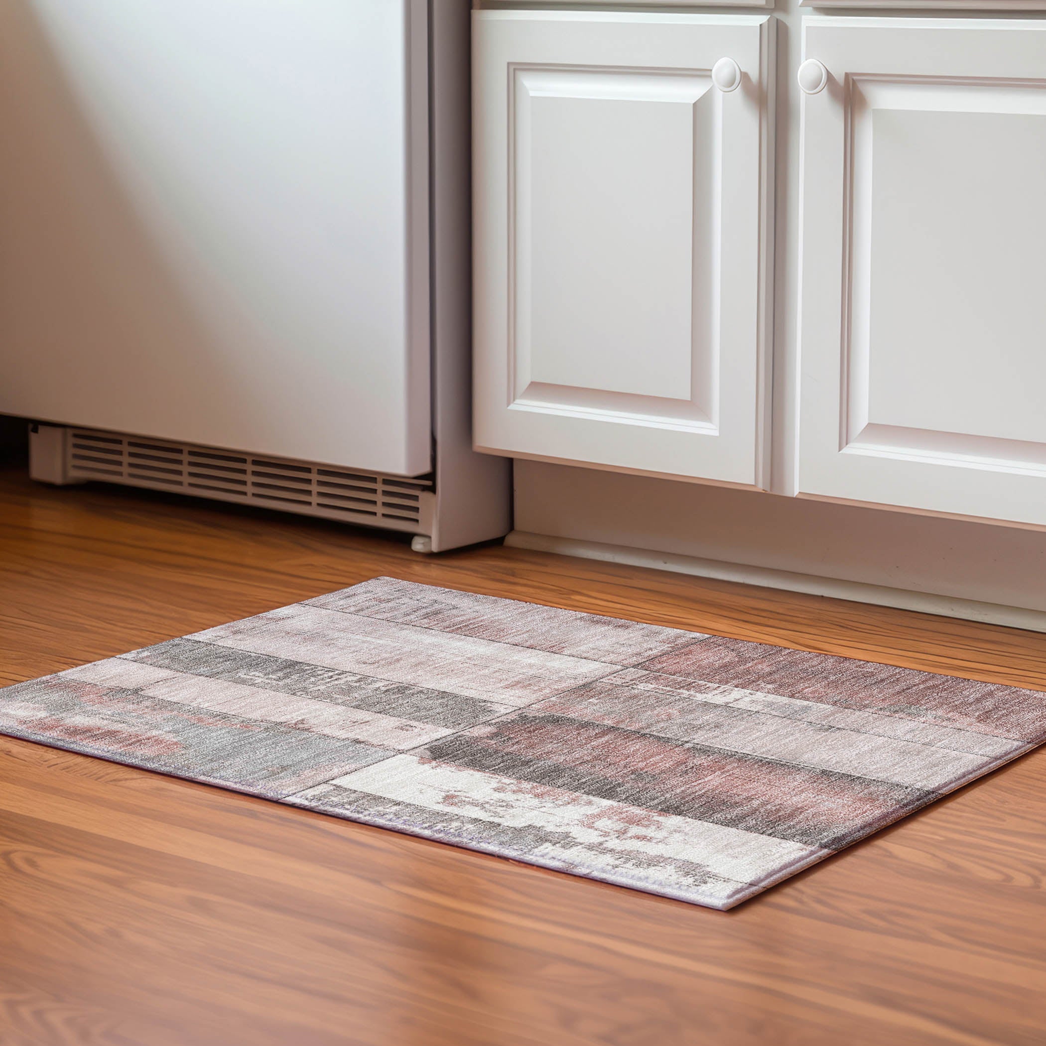Santorini Machine Washable Transitional Copper Orange Rug 1'8" x 2'6" #shape_Rectangle