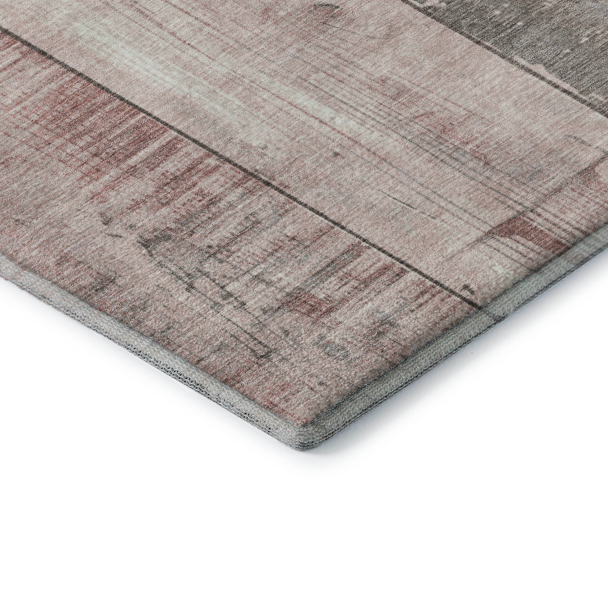 Santorini Machine Washable Transitional Copper Orange Rug 1'8" x 2'6" #shape_Rectangle
