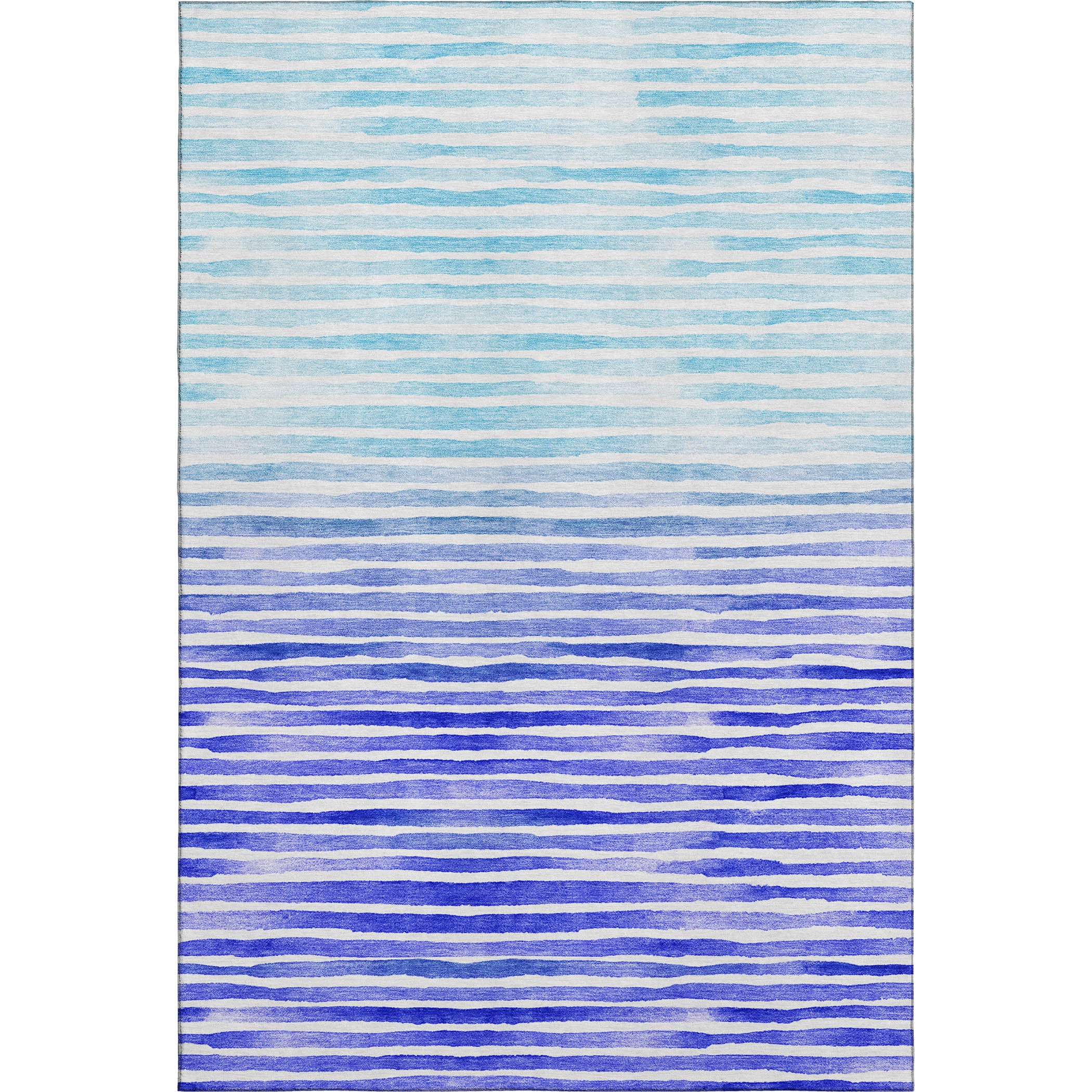 Sarajevo Machine Washable Coastal Blue Rug 2'6" x 3'10" #shape_Rectangle