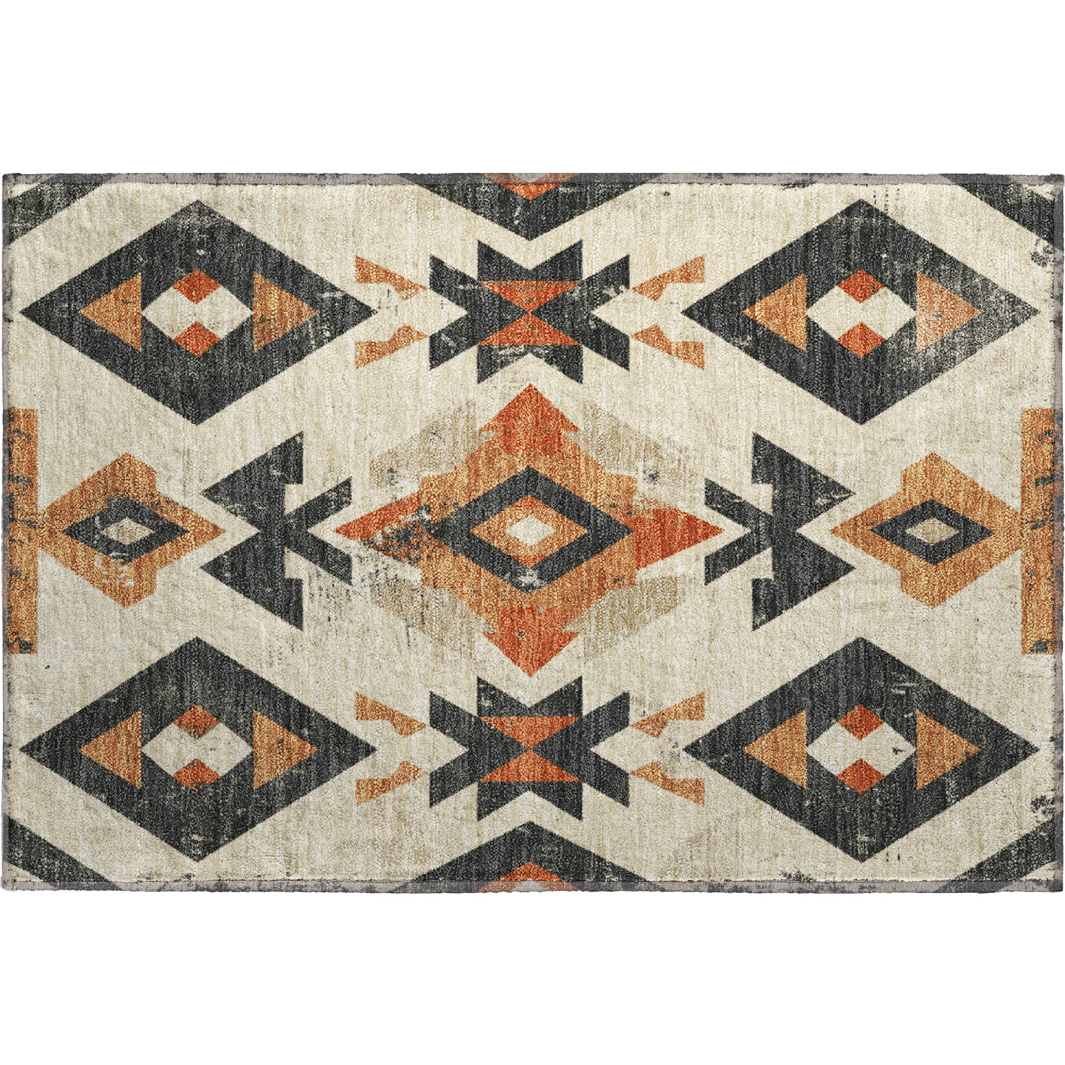 Mostar Machine Washable Transitional Ivory Rug 1'8" x 2'6" #shape_Rectangle