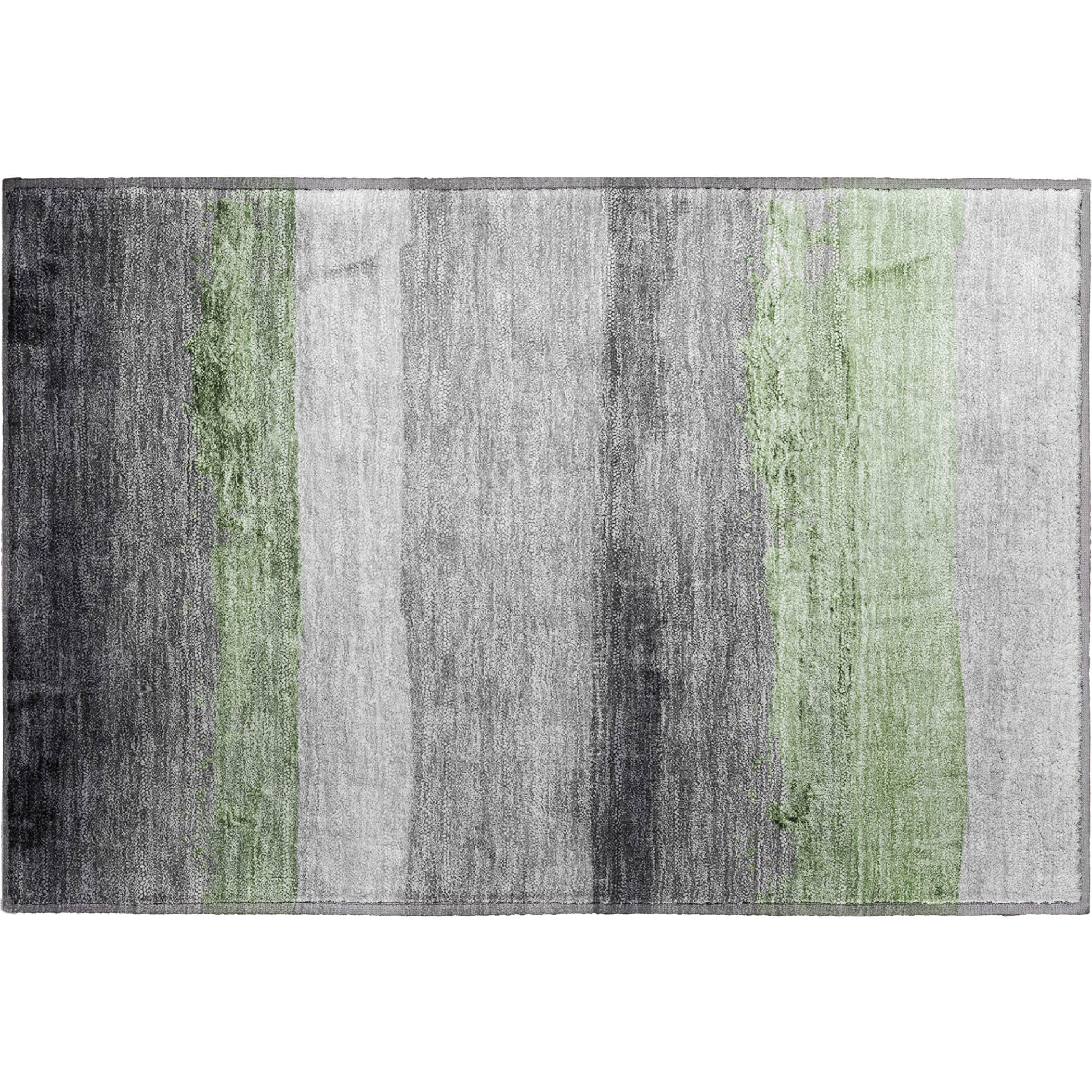 Nairobi Machine Washable Transitional Aloe Green Rug 1'8" x 2'6" #shape_Rectangle