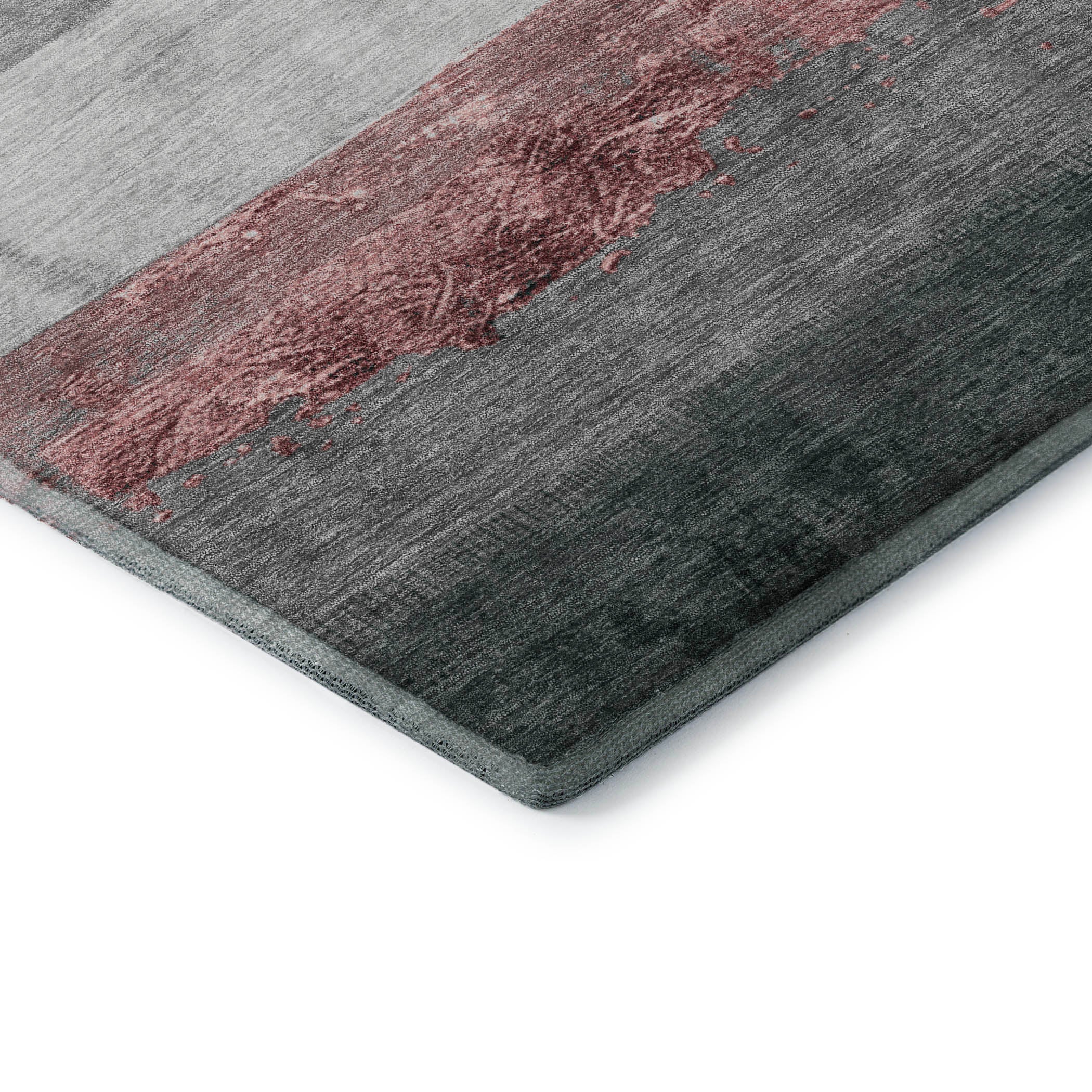 Nairobi Machine Washable Transitional Blush Pink Rug 1'8" x 2'6" #shape_Rectangle