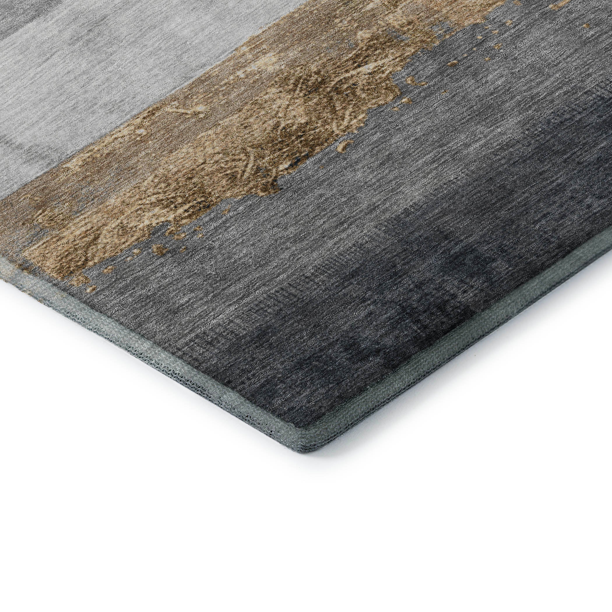 Nairobi Machine Washable Transitional Gold Rug 1'8" x 2'6" #shape_Rectangle