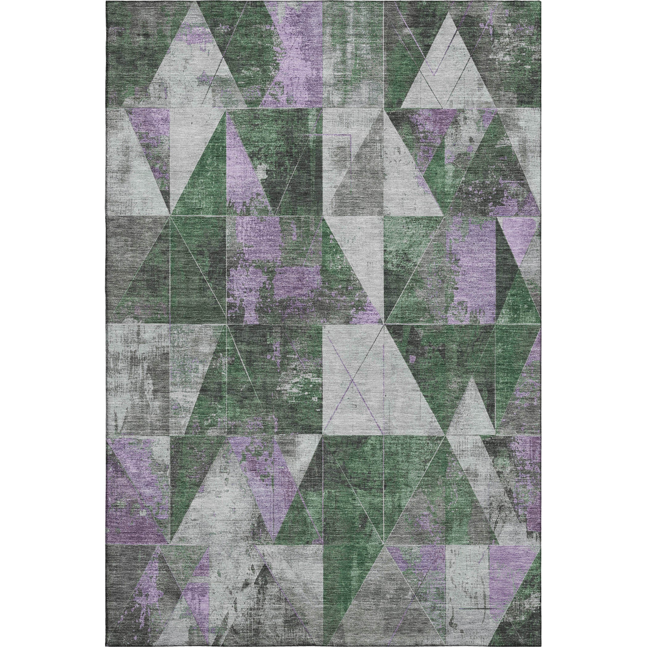 Lucerne Machine Washable Transitional Emerald Green Rug 2'6" x 3'10" #shape_Rectangle
