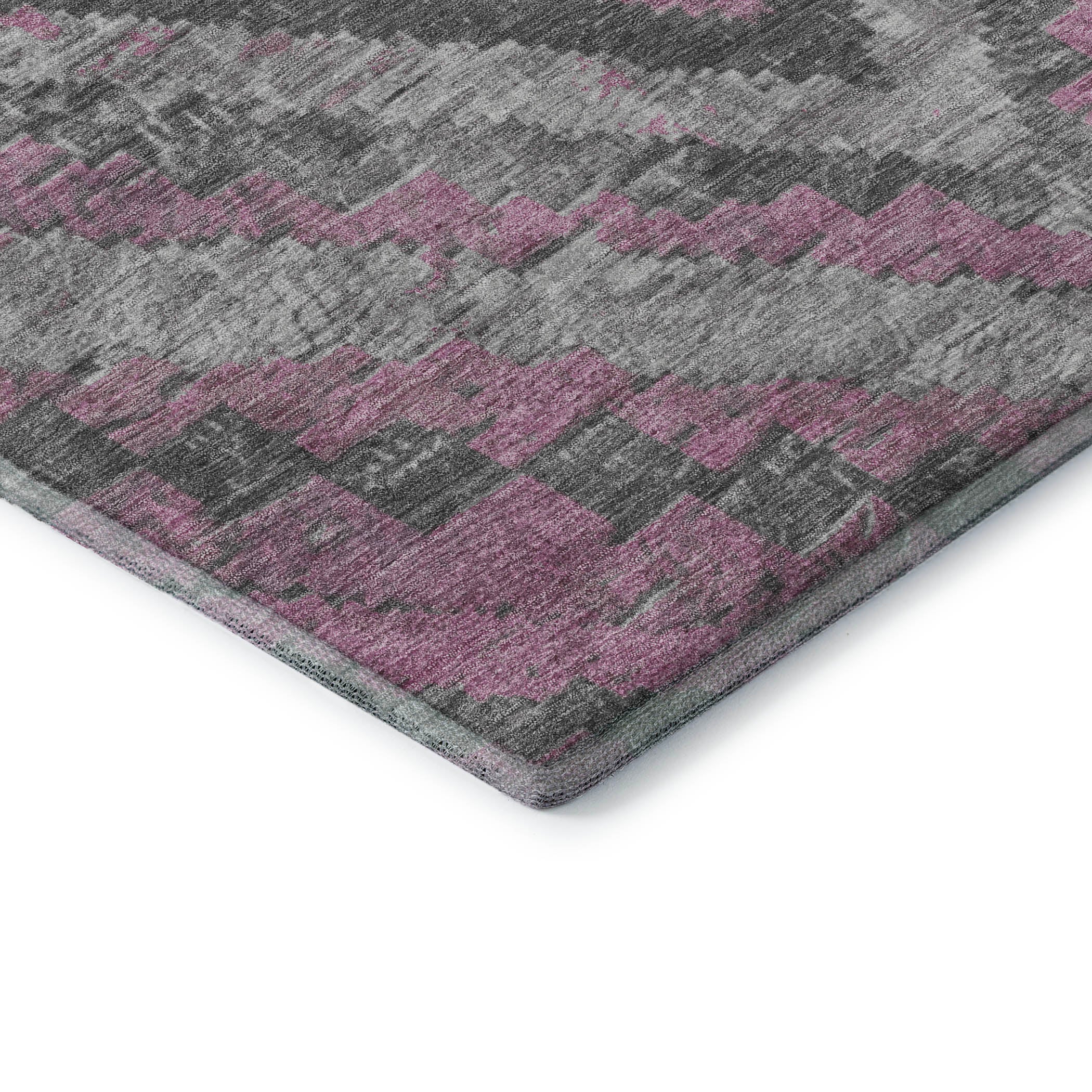 Porto Machine Washable Transitional Blush Pink Rug 1'8" x 2'6" #shape_Rectangle