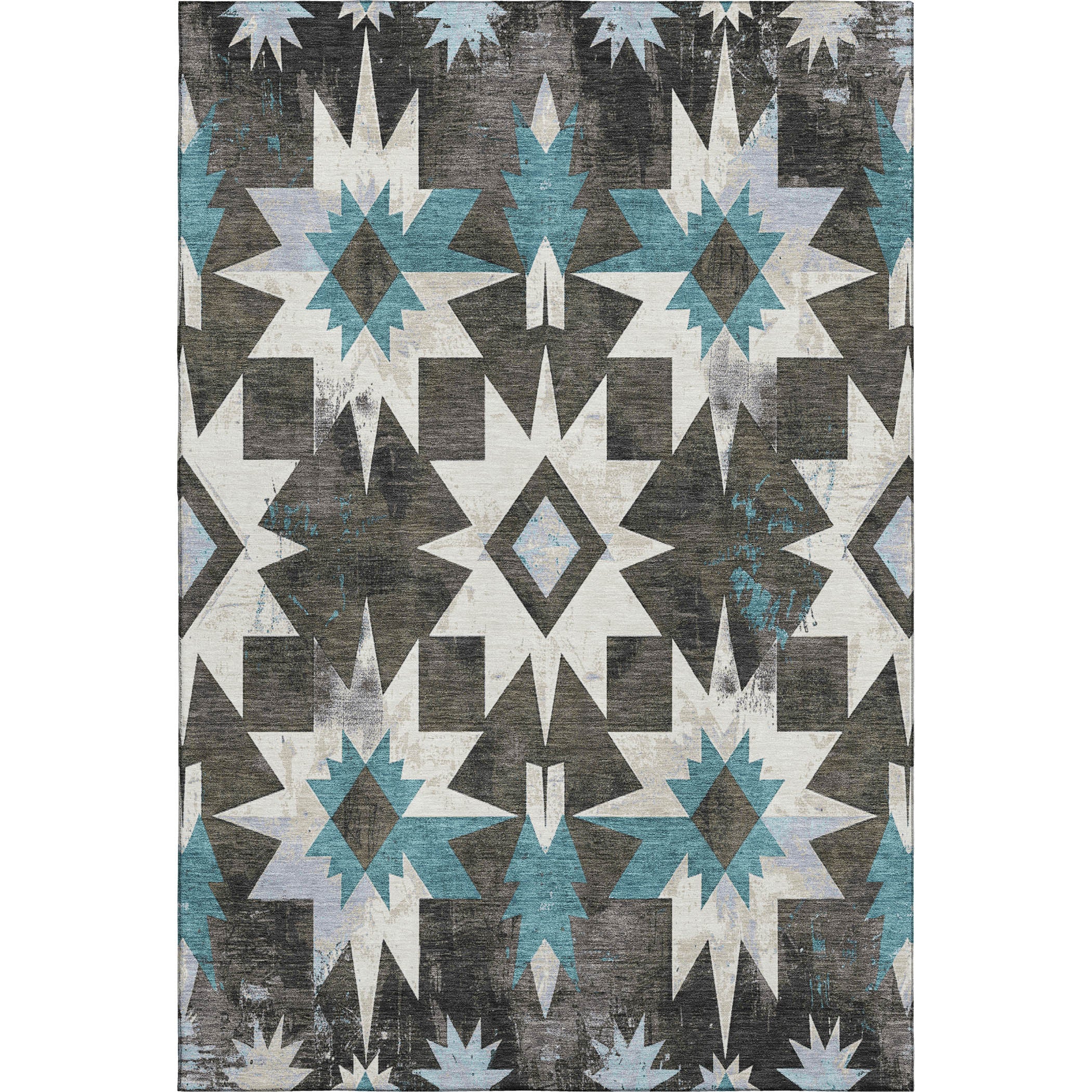 Chiang Mai Machine Washable Transitional Coffee Brown Rug 2'6" x 3'10" #shape_Rectangle