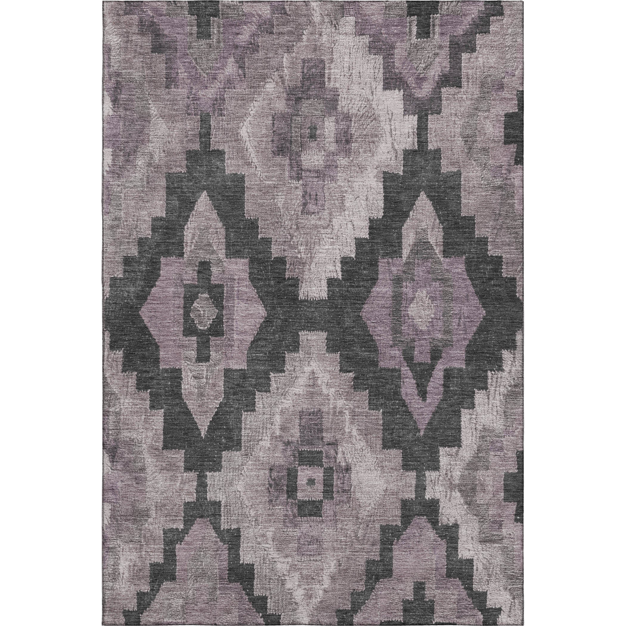 Cusco Machine Washable Transitional Lavender Purple Rug 2'6" x 3'10" #shape_Rectangle