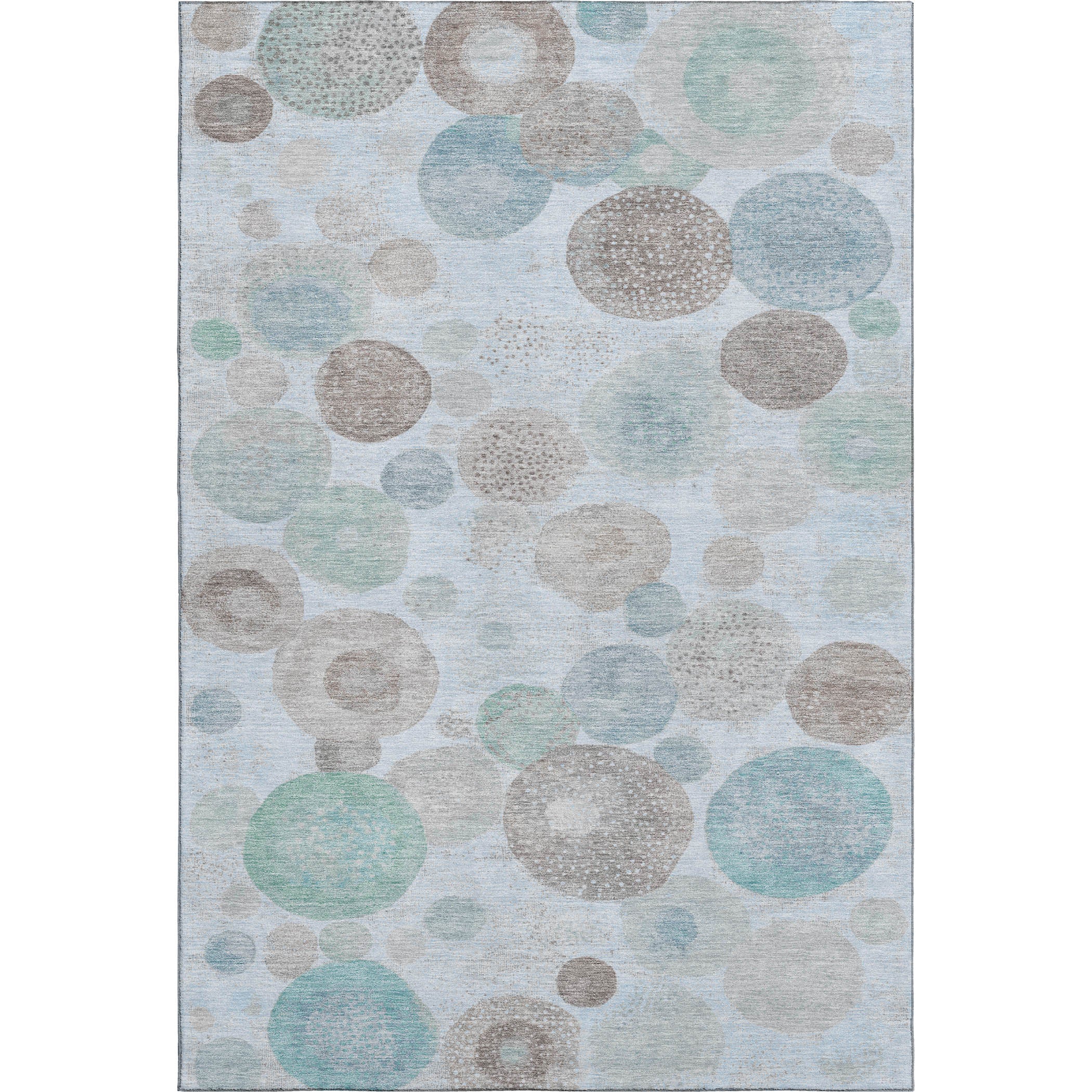 Santorini Machine Washable Transitional Sky Blue Rug 2'6" x 3'10" #shape_Rectangle