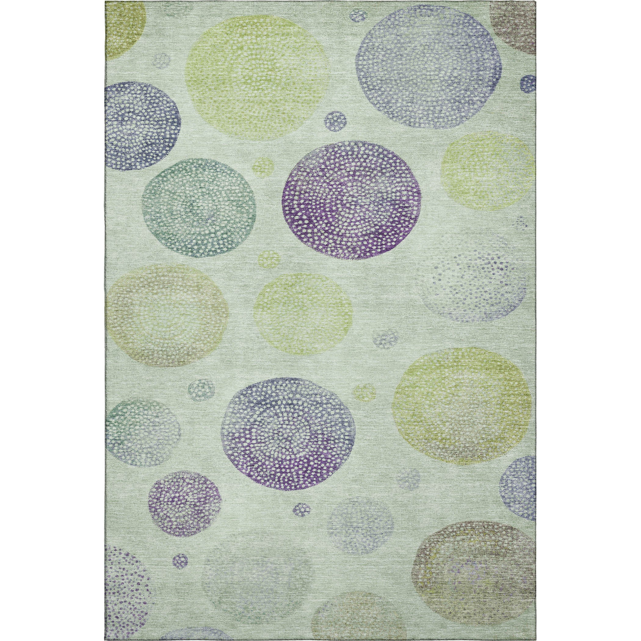 Cusco Machine Washable Transitional Aloe Green Rug 2'6" x 3'10" #shape_Rectangle