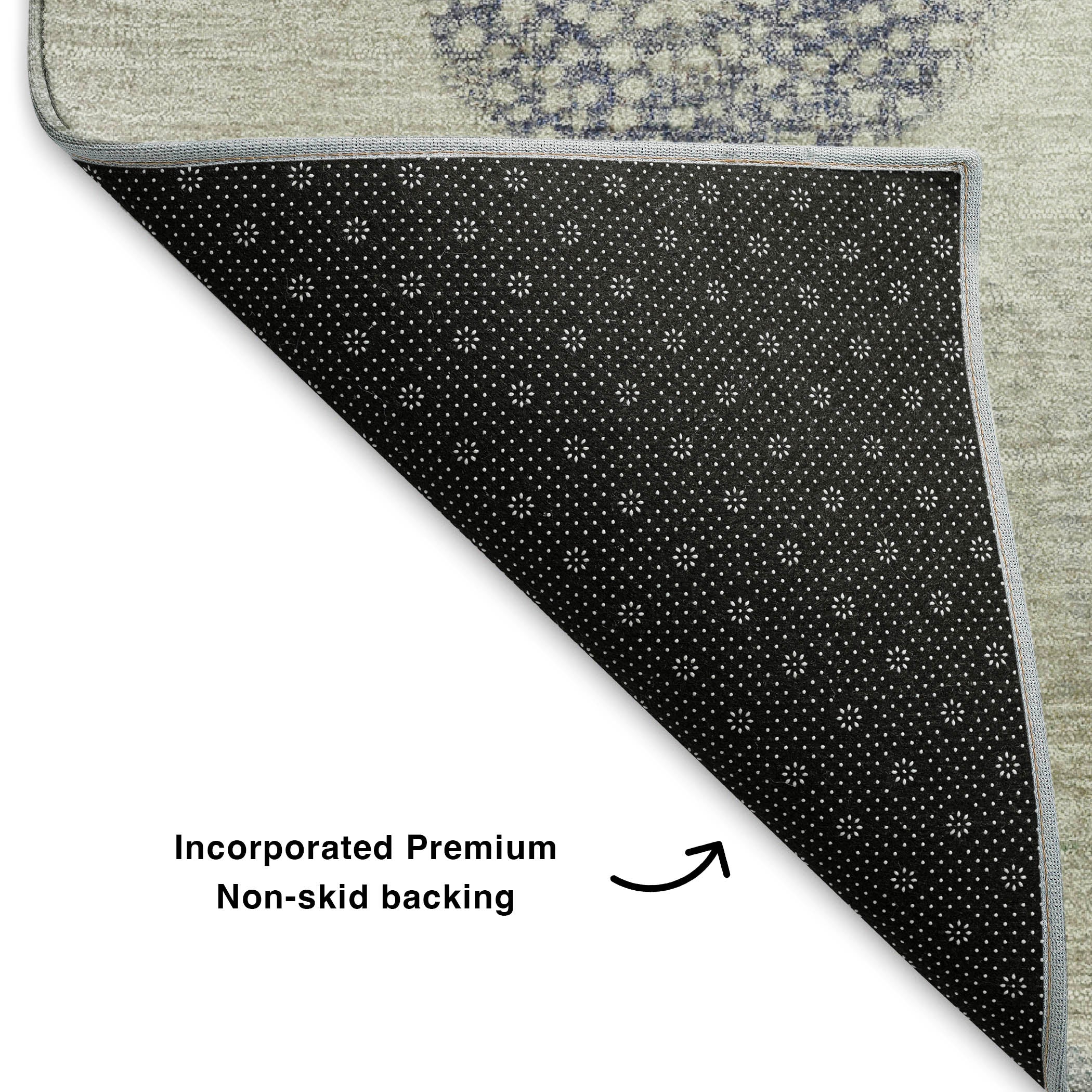 Cusco Machine Washable Transitional Beige Brown Rug 1'8" x 2'6" #shape_Rectangle
