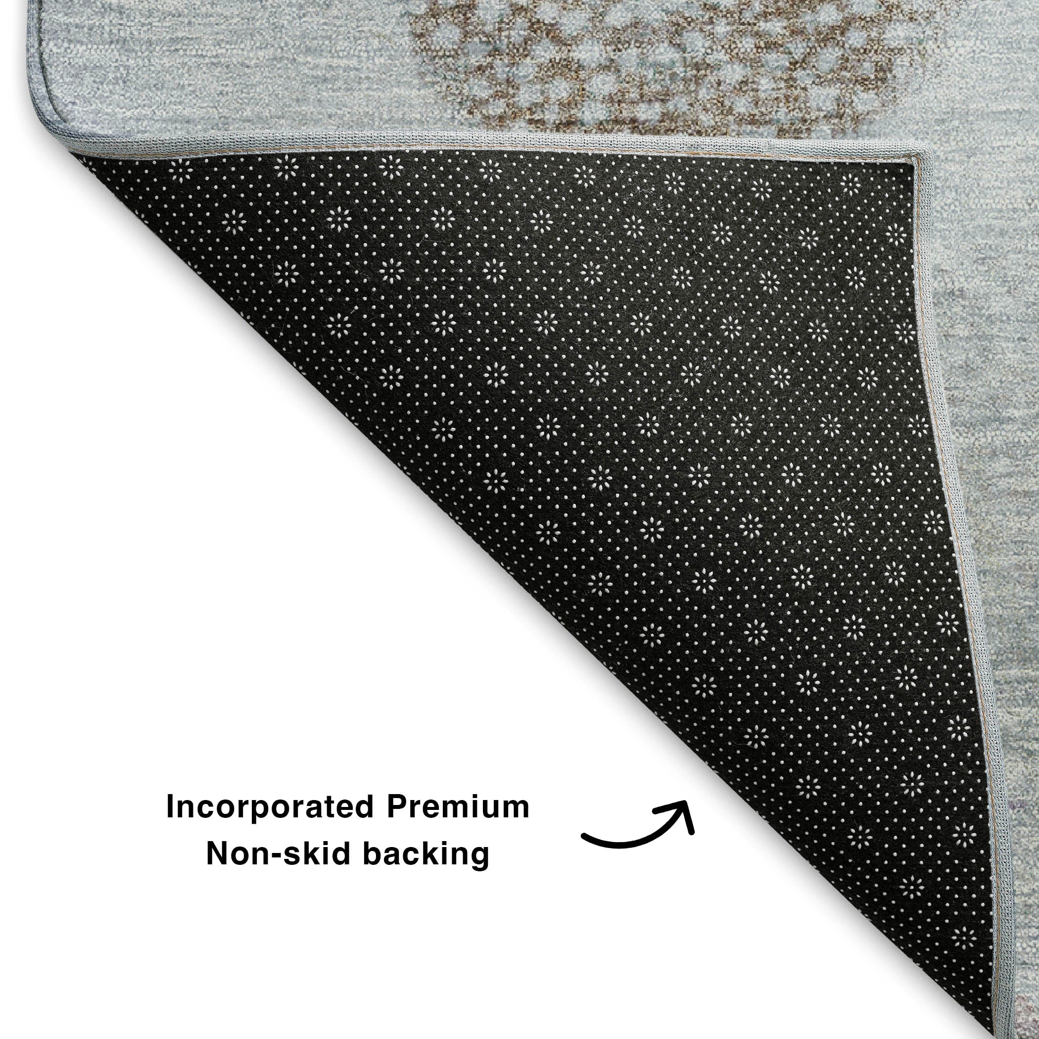 Cusco Machine Washable Transitional Blue Rug 1'8" x 2'6" #shape_Rectangle