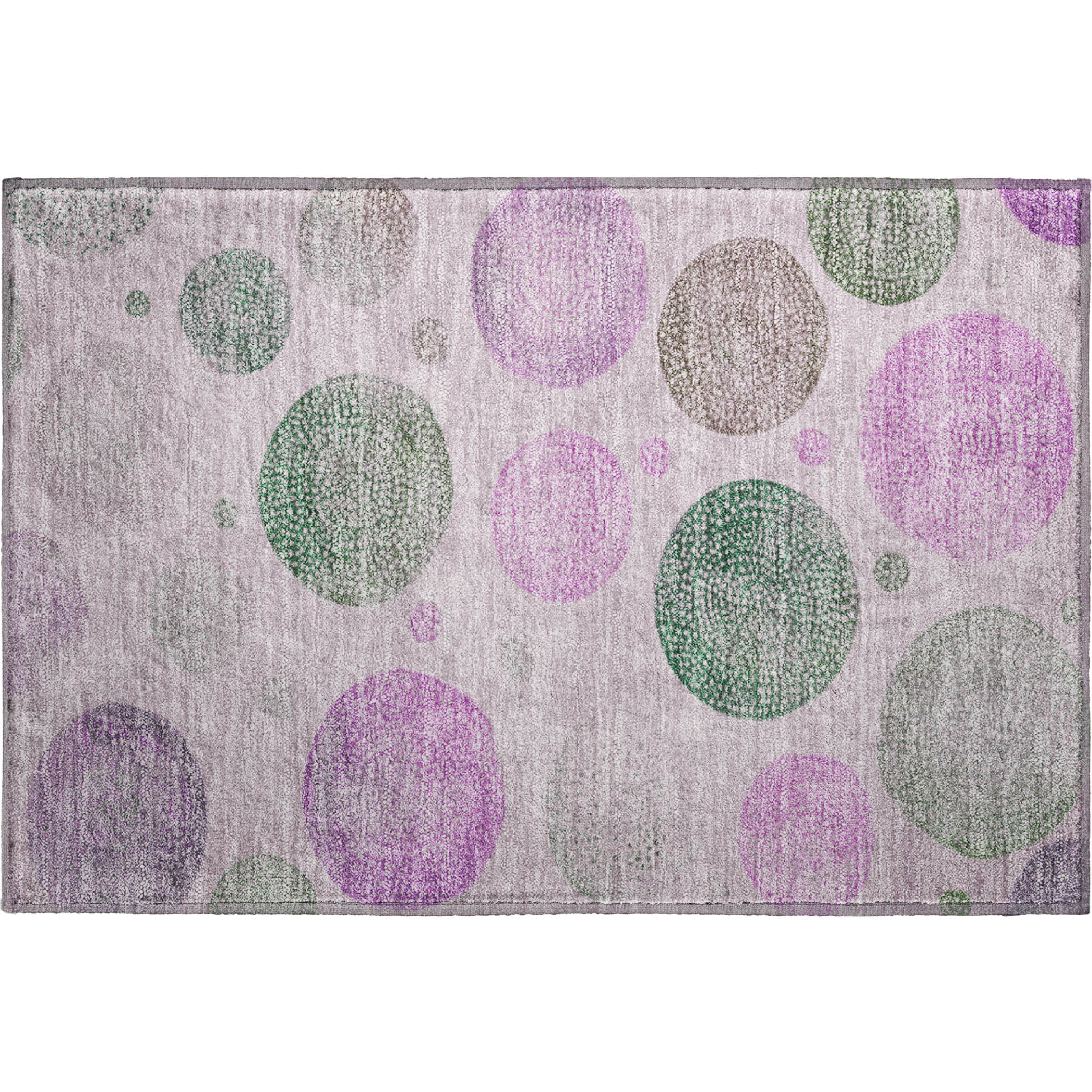 Cusco Machine Washable Transitional Blush Pink Rug 1'8" x 2'6" #shape_Rectangle
