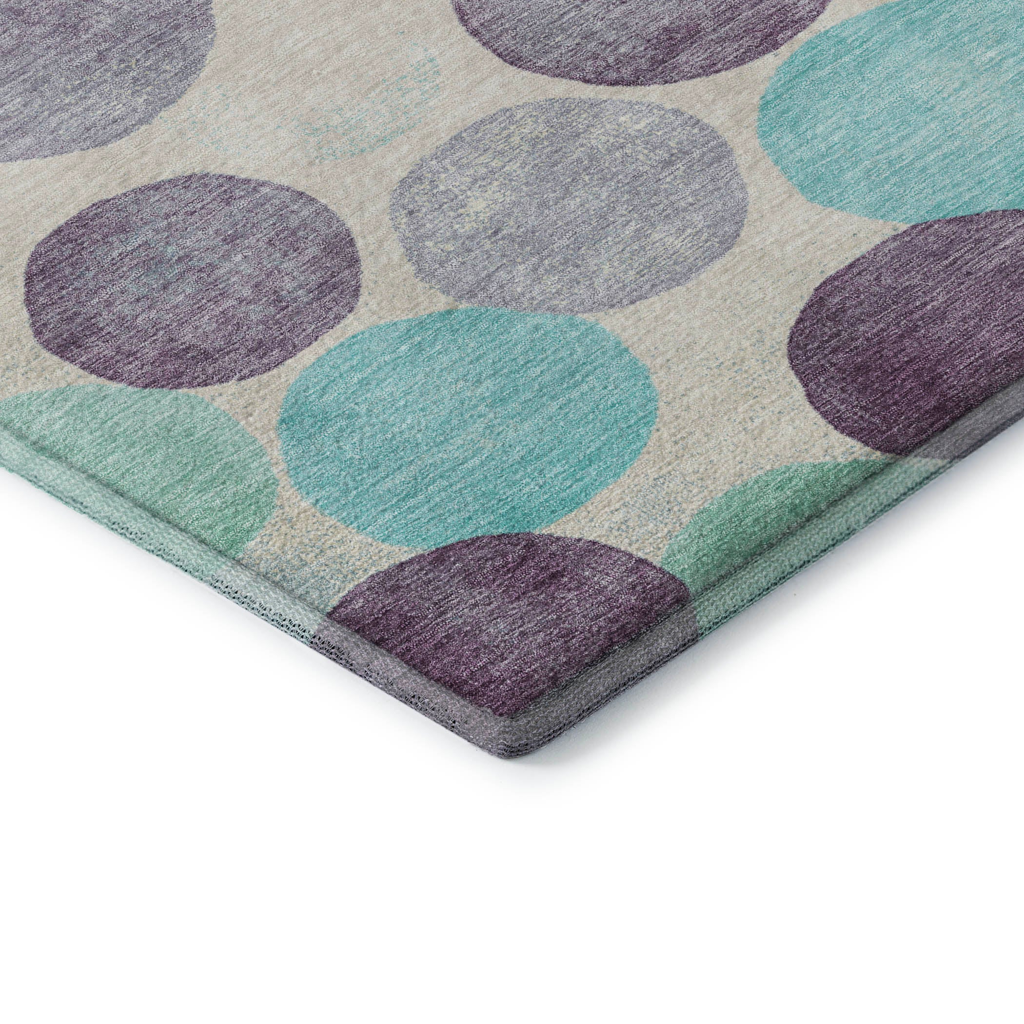 Split Machine Washable Transitional Plum Purple Rug 1'8" x 2'6" #shape_Rectangle