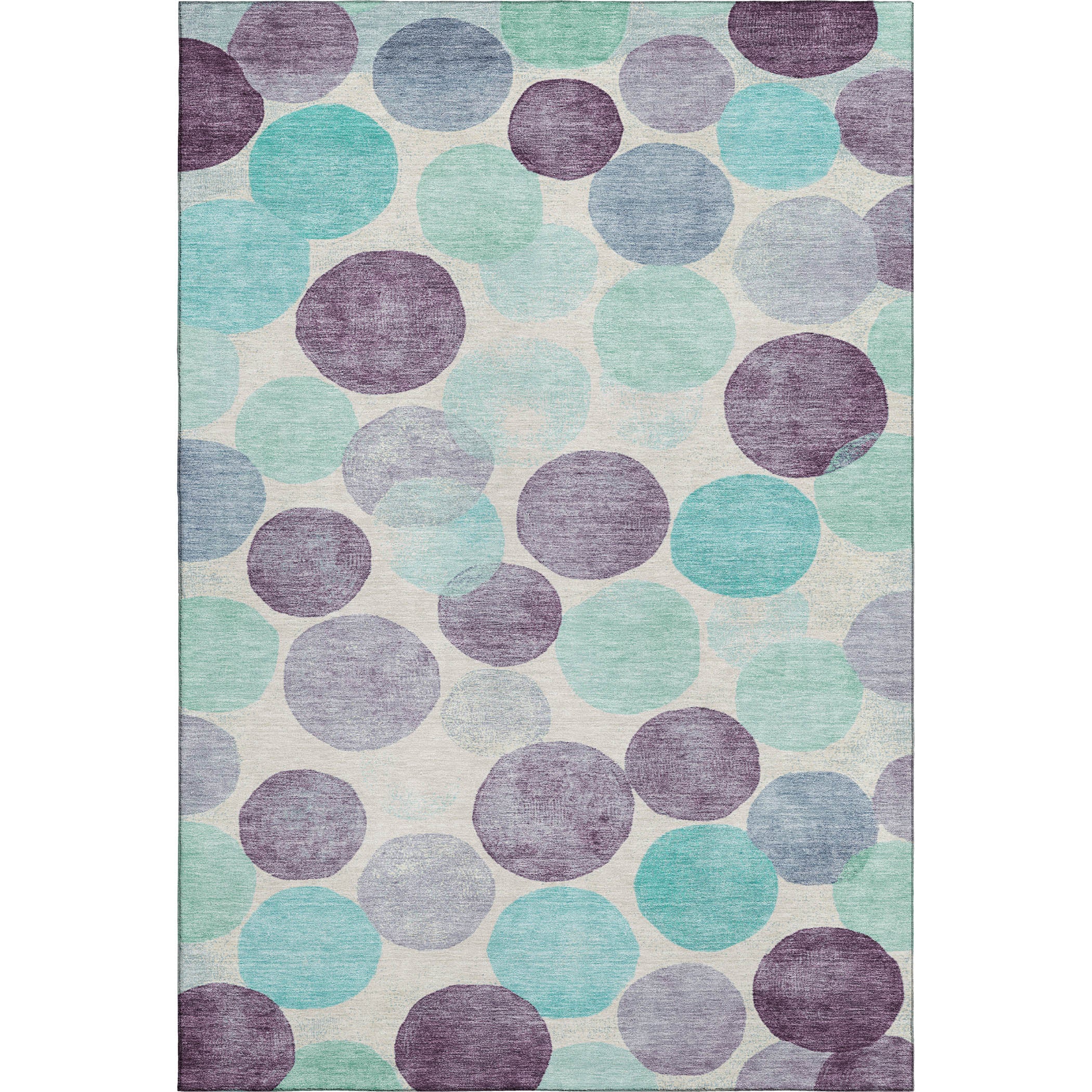 Split Machine Washable Transitional Plum Purple Rug 2'6" x 3'10" #shape_Rectangle