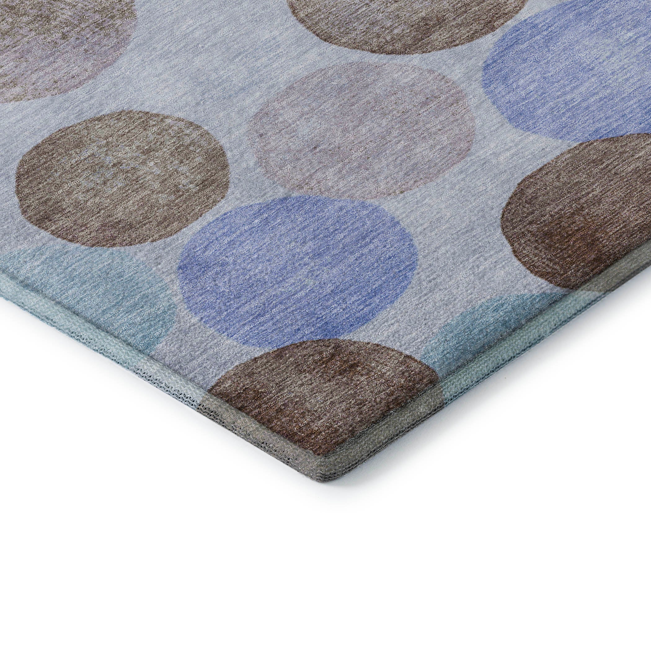 Split Machine Washable Transitional Sky Blue Rug 1'8" x 2'6" #shape_Rectangle