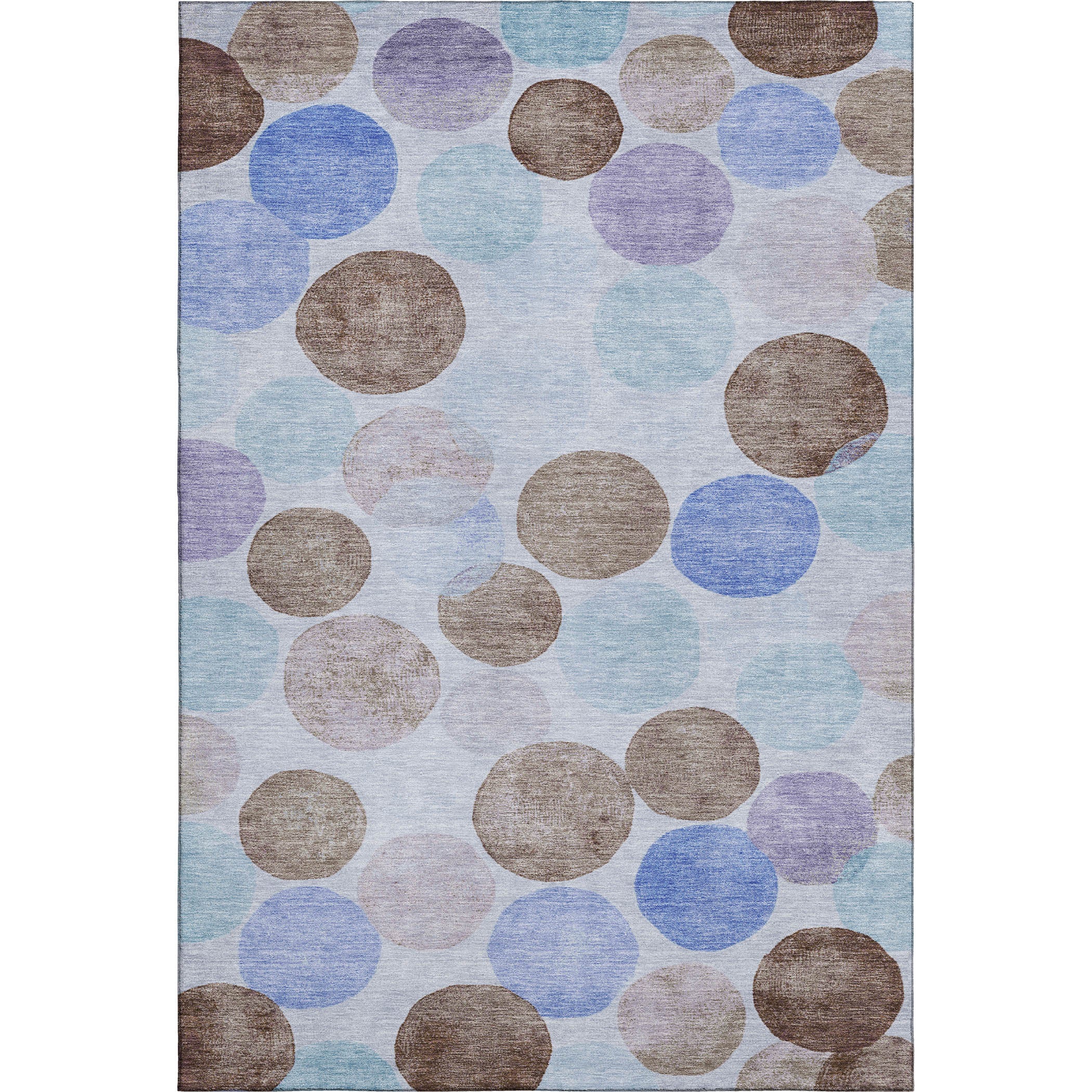 Split Machine Washable Transitional Sky Blue Rug 2'6" x 3'10" #shape_Rectangle