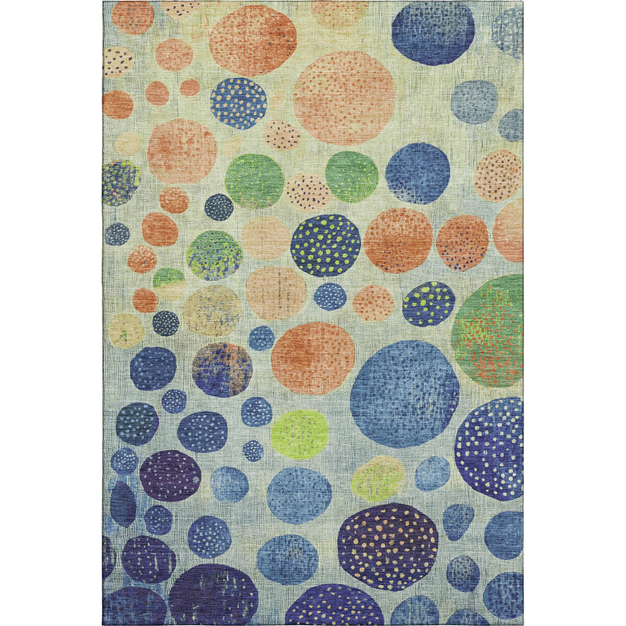 Salzburg Machine Washable Transitional Navy Blue Rug 2'6" x 3'10" #shape_Rectangle
