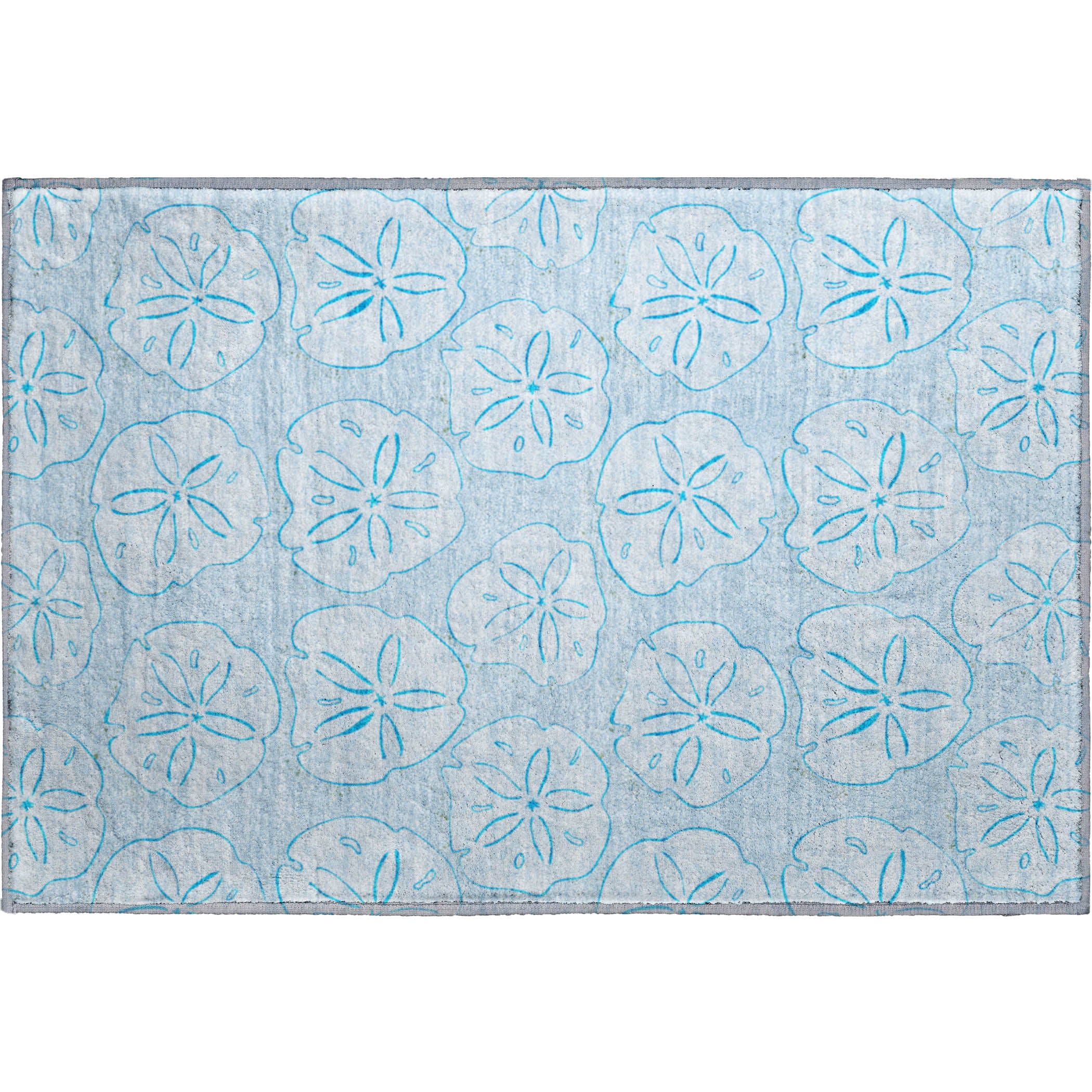 Salzburg Machine Washable Coastal Blue Rug 1'8" x 2'6" #shape_Rectangle