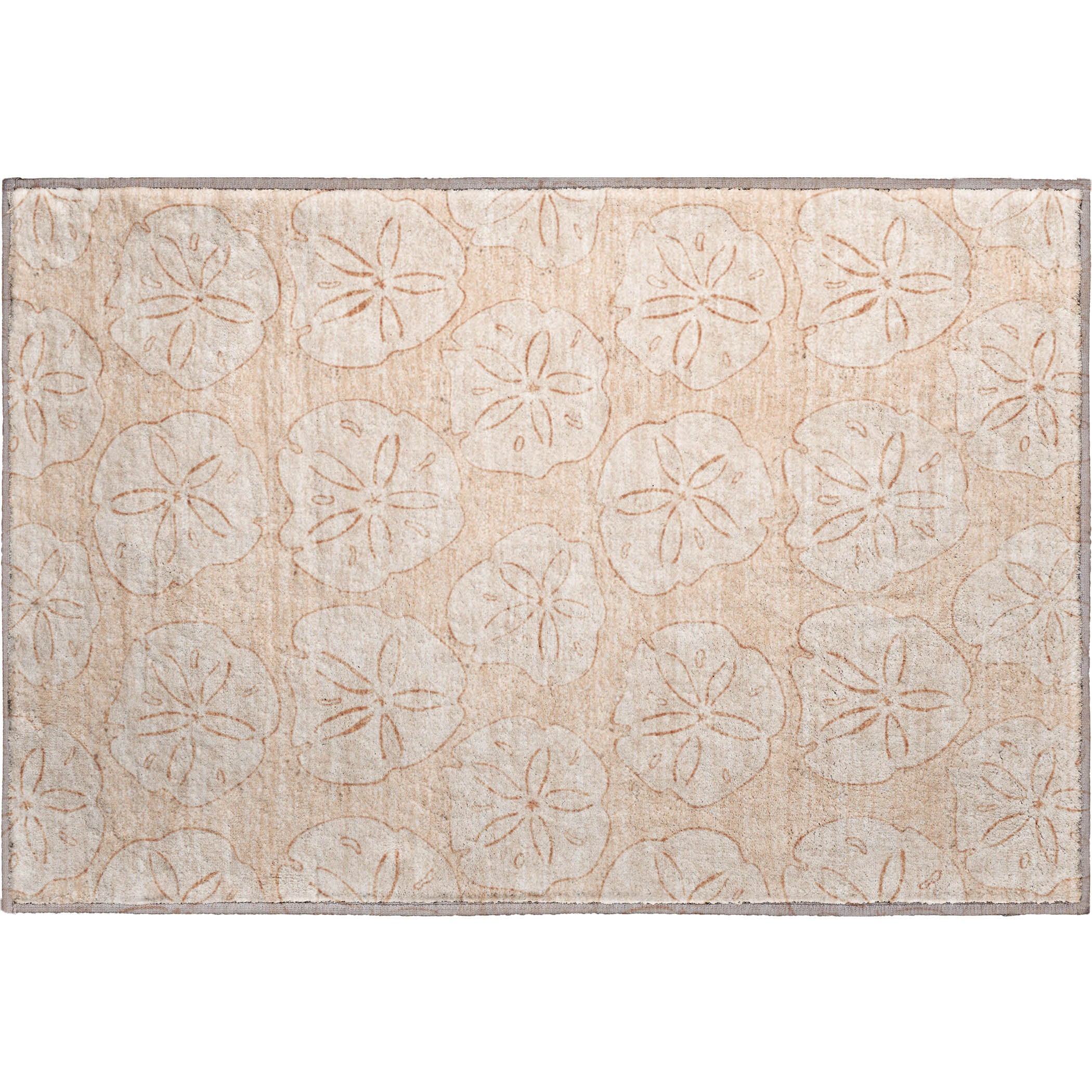Salzburg Machine Washable Coastal Nectarine Orange Rug 1'8" x 2'6" #shape_Rectangle