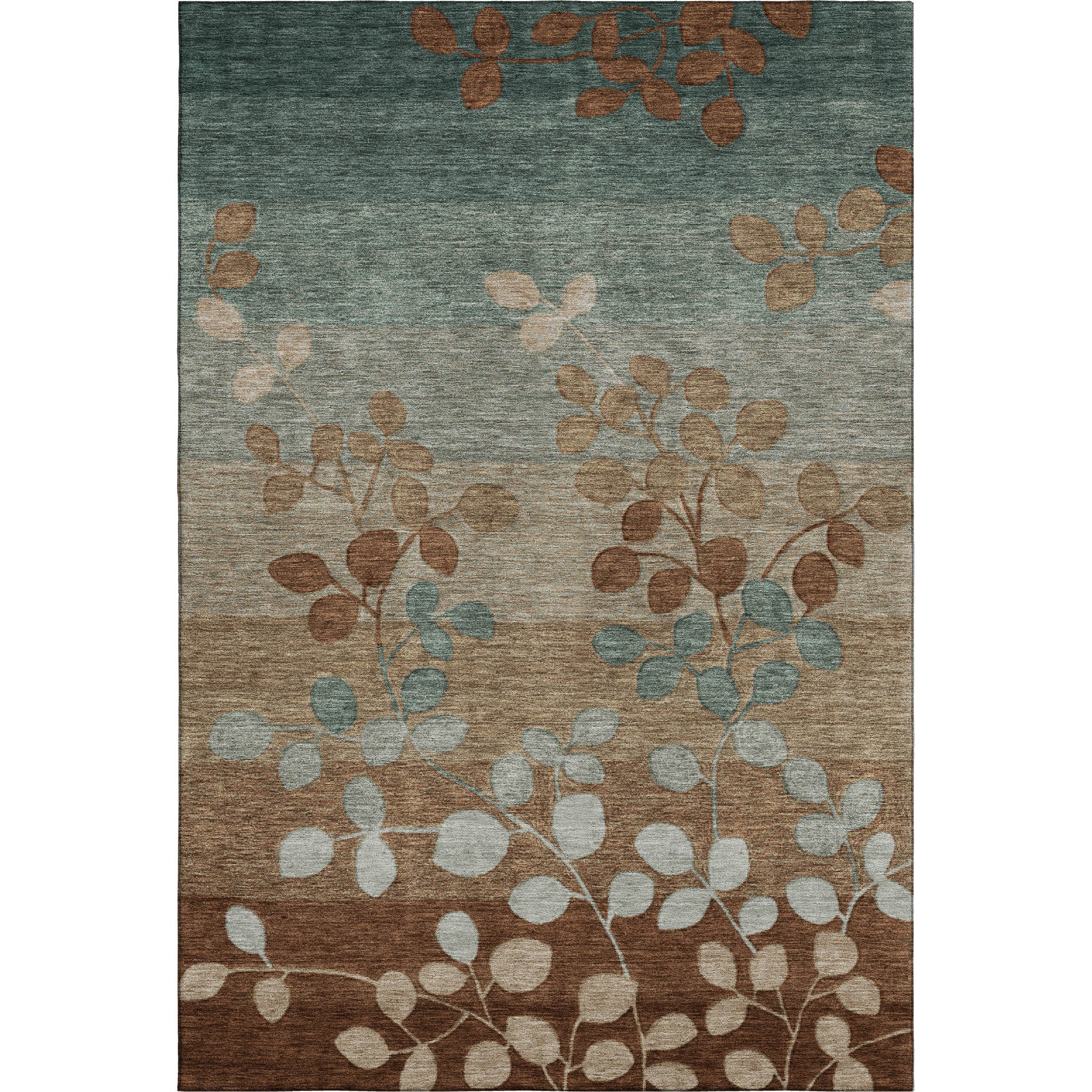 Dubrovnik Machine Washable Transitional Mocha Brown Rug 2'6" x 3'10" #shape_Rectangle
