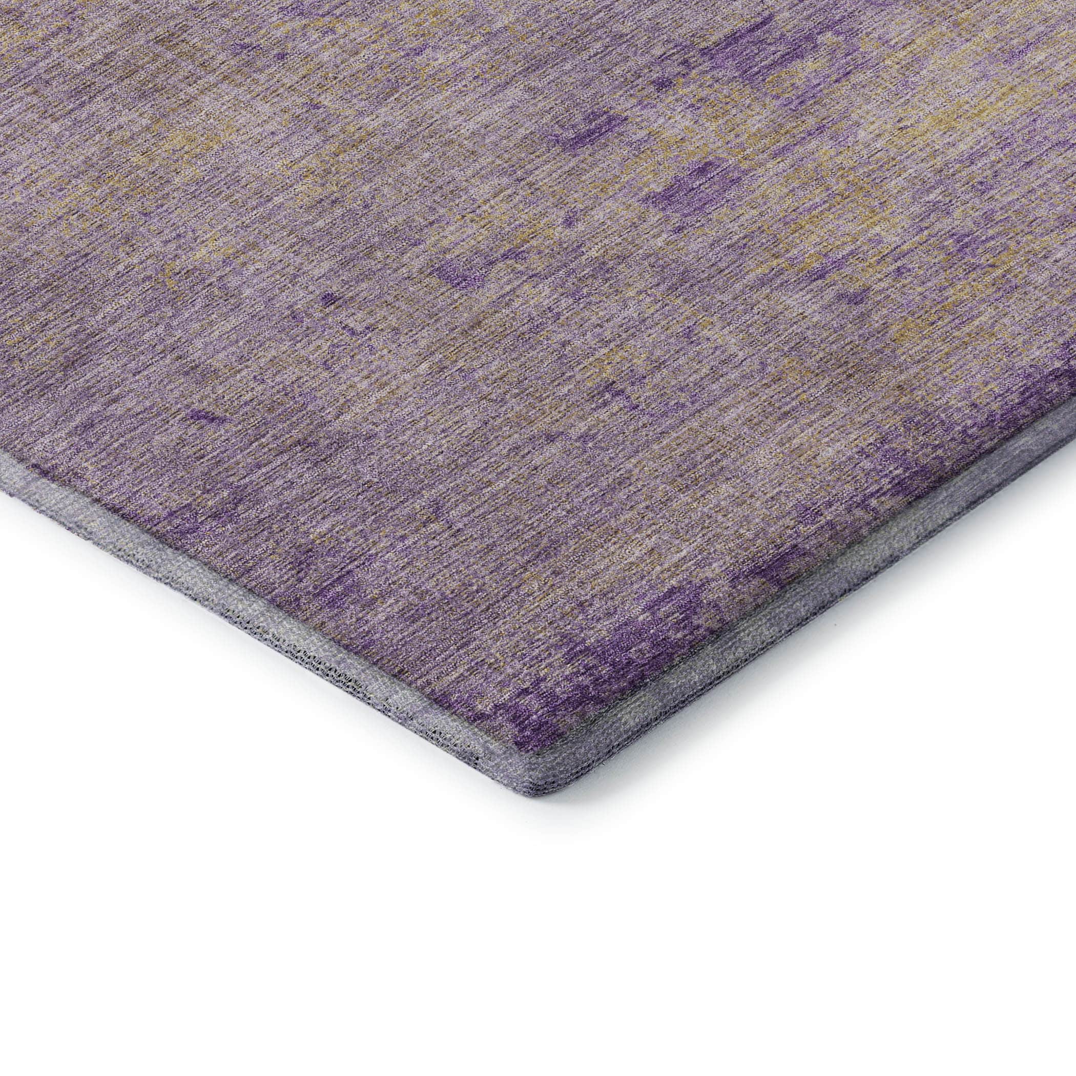 Kathmandu Machine Washable Transitional Purple Rug 1'8" x 2'6" #shape_Rectangle