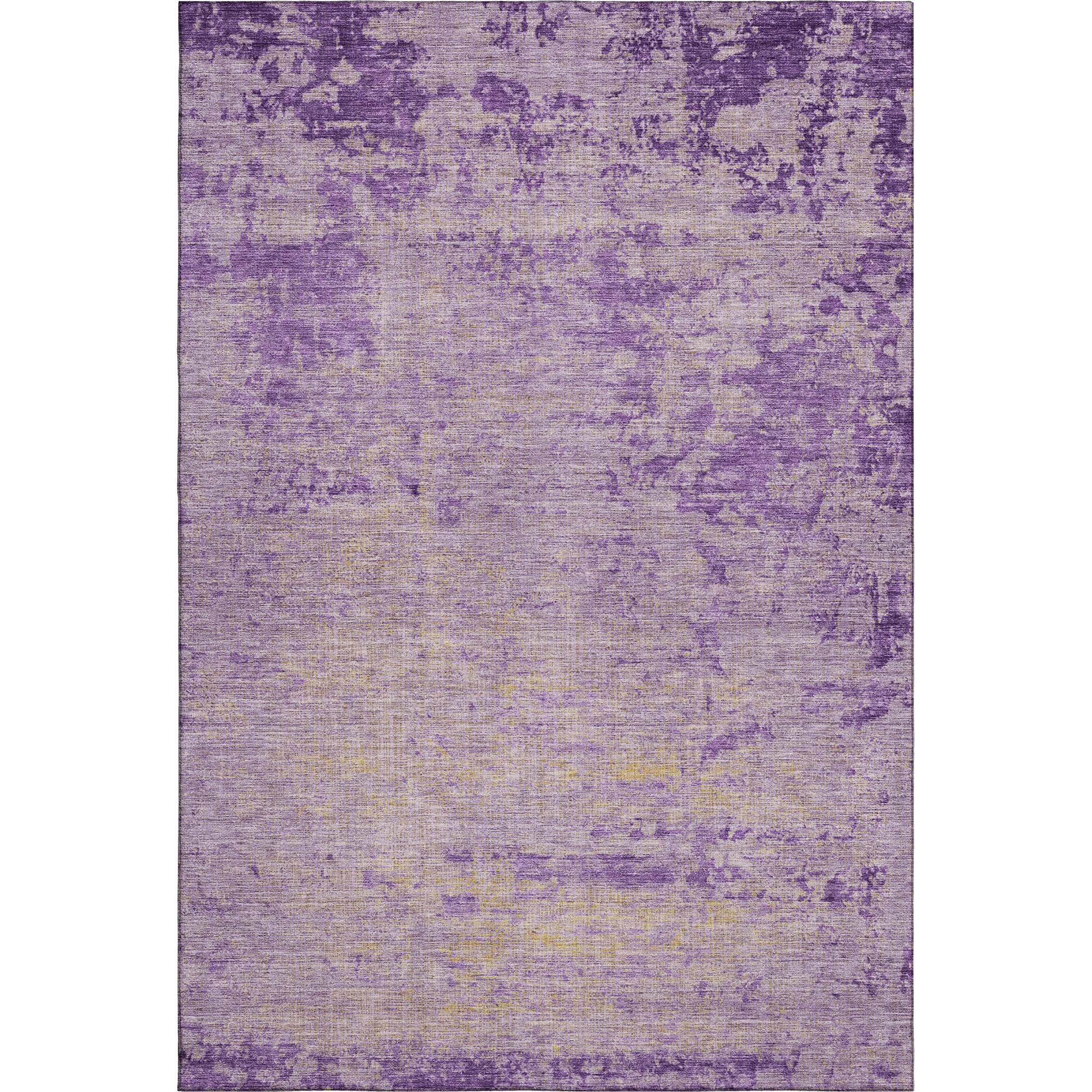 Kathmandu Machine Washable Transitional Purple Rug 2'6" x 3'10" #shape_Rectangle