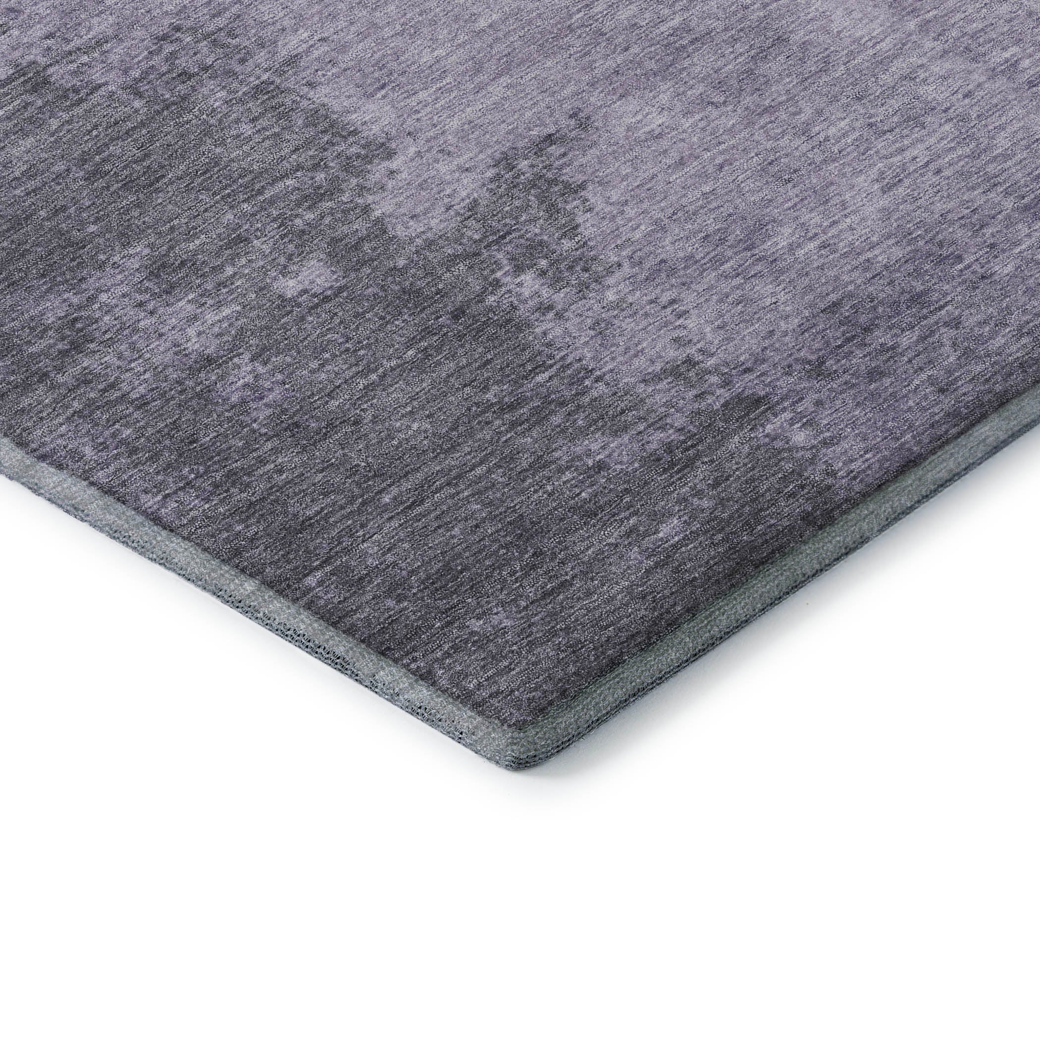Bern Machine Washable Transitional Purple Rug 1'8" x 2'6" #shape_Rectangle