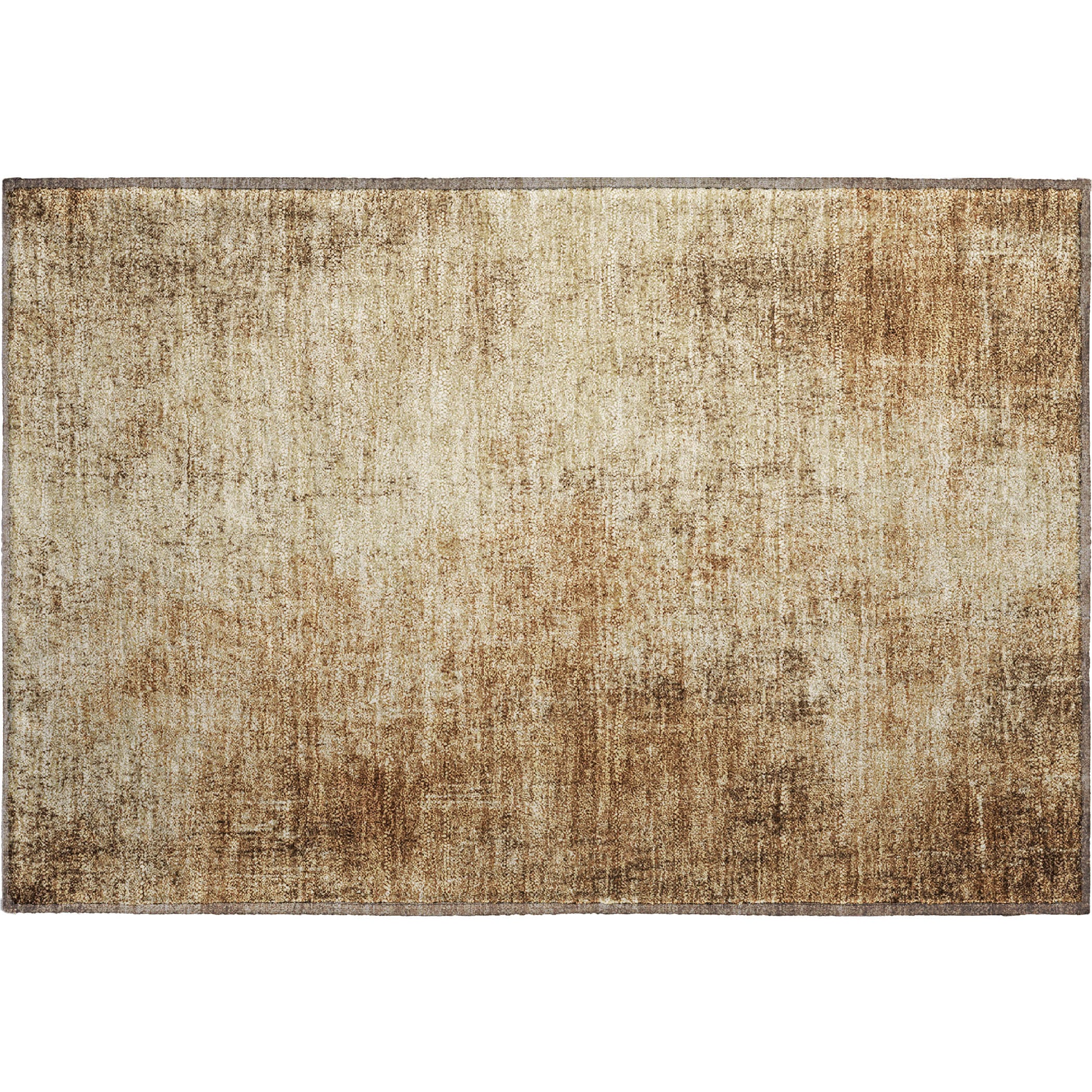 Sintra Machine Washable Transitional Beige Brown Rug 1'8" x 2'6" #shape_Rectangle